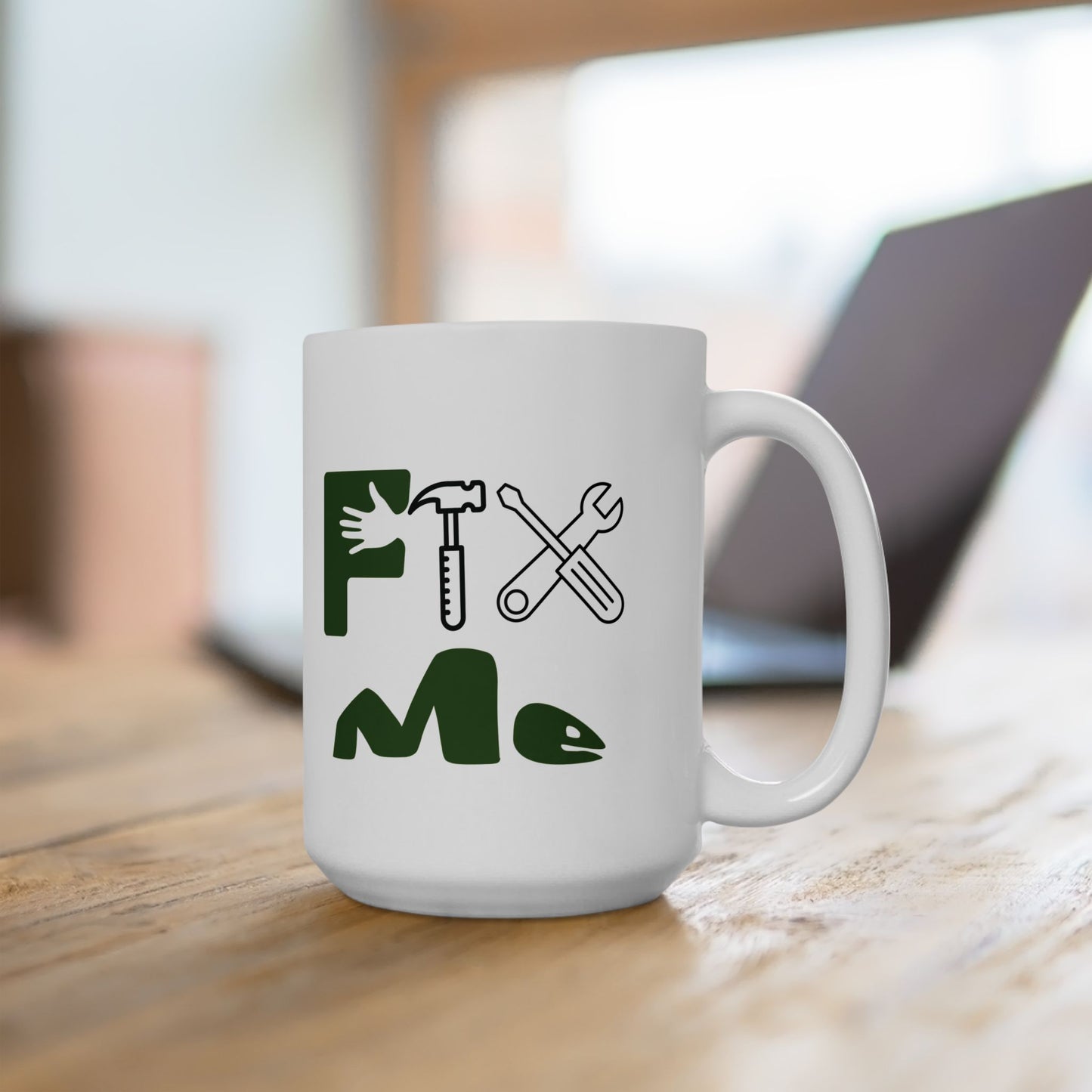 Fix Me (green) - Ceramic Mug