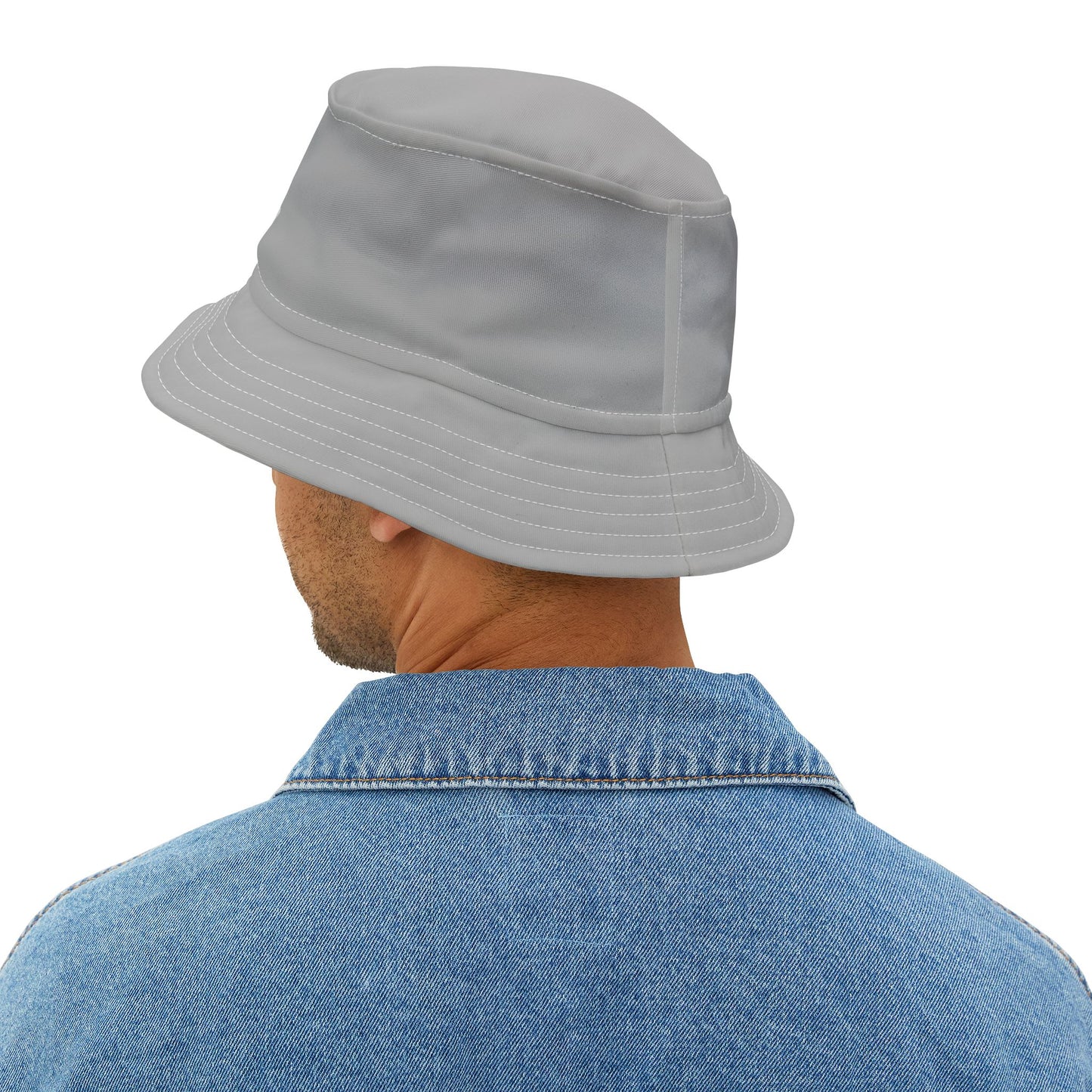 Believe, Progress, Not Perfection | Unisex Bucket Hat (light grey) | The Just Simple Series