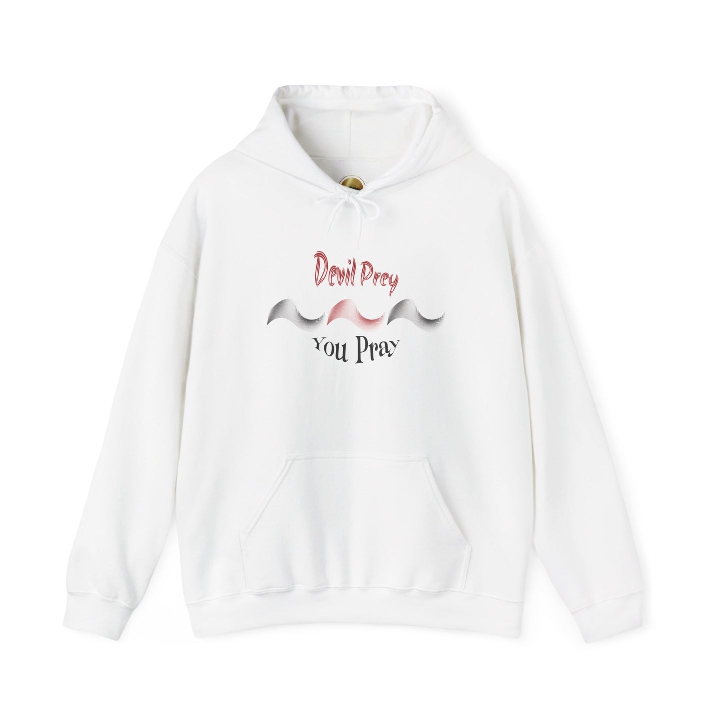 Devil Prey-You Pray - Unisex Heavy Blend™ Hoodie - Cozy and Versatile Sweatshirt for Every Season