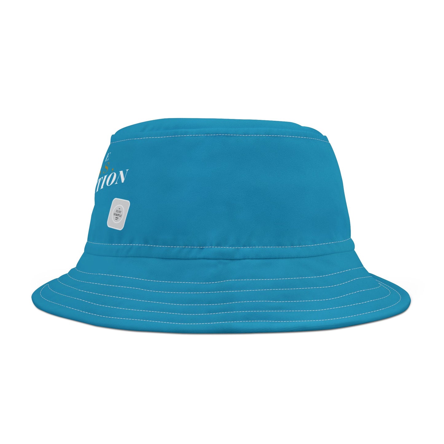 Believe, Progress, Not Perfection | Unisex Bucket Hat (turquoise) | The Just Simple Series