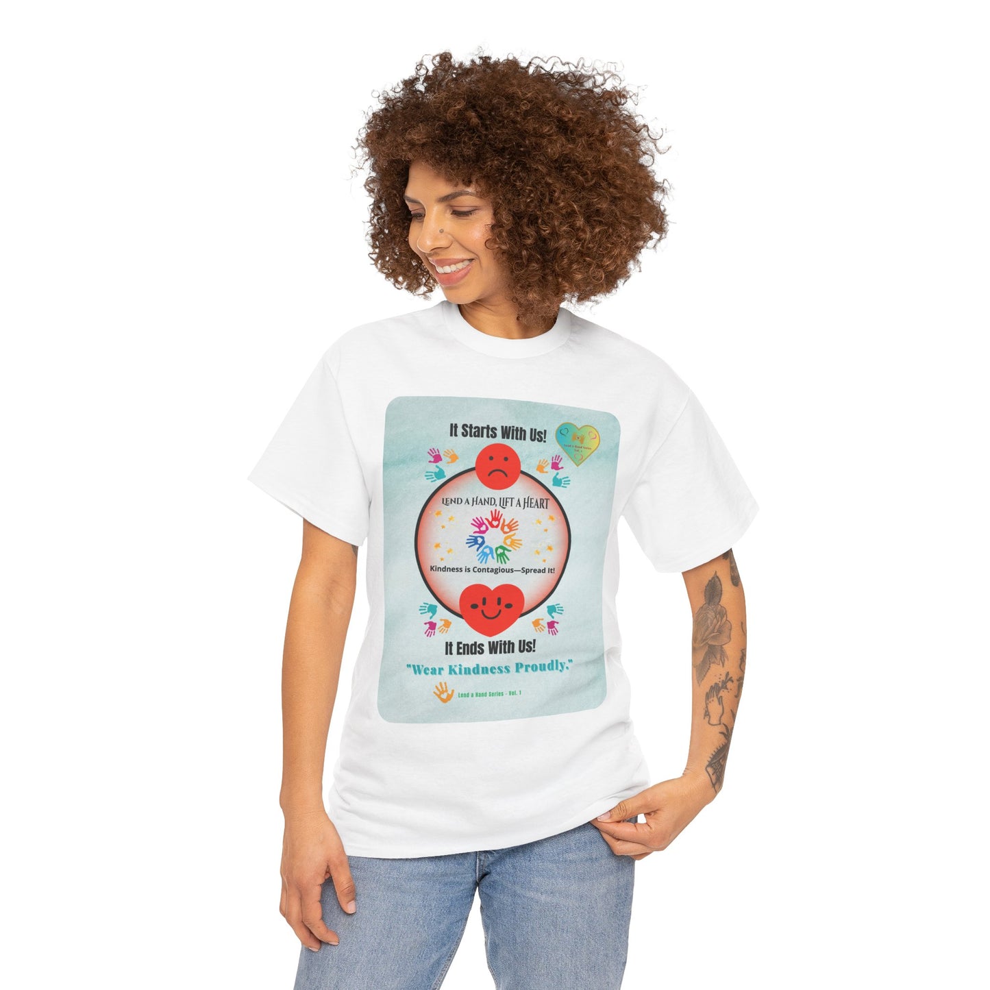 Lend a Hand, Lift a Heart - T-Shirt | "Wear Kindness Proudly."