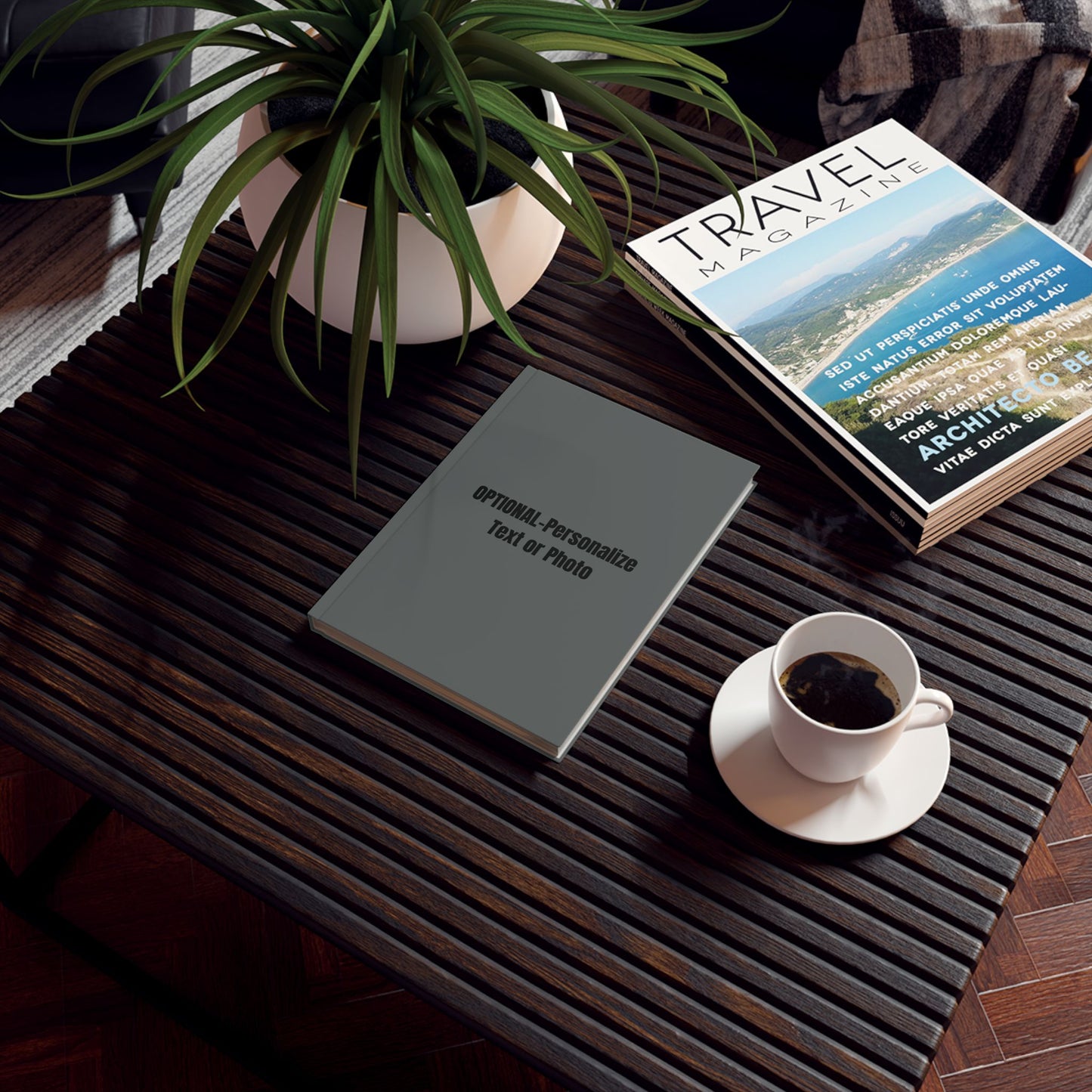 Make-It-Your Own (dark grey) | Personalized Hard Backed Journal