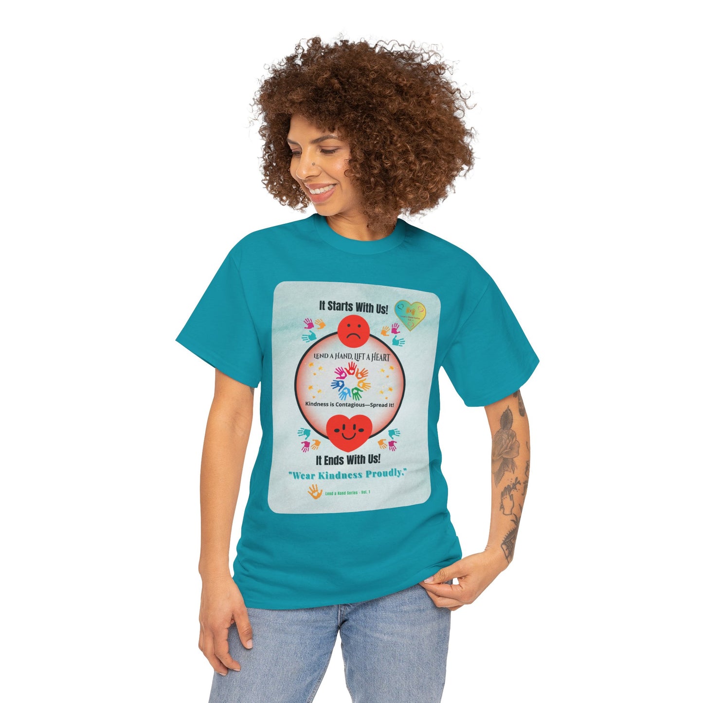 Lend a Hand, Lift a Heart - T-Shirt | "Wear Kindness Proudly."