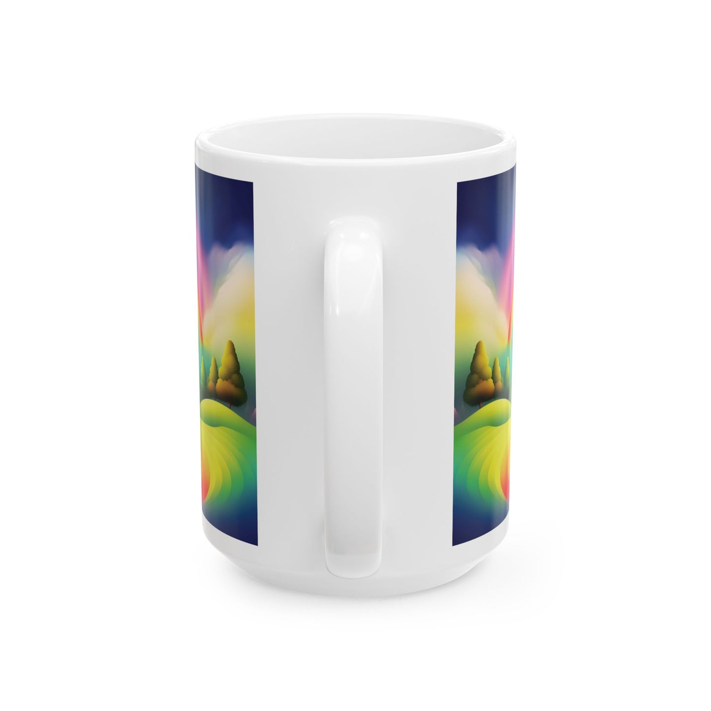 Rainbow Beauty - Ceramic Mug - Unique Design for Coffee Lovers