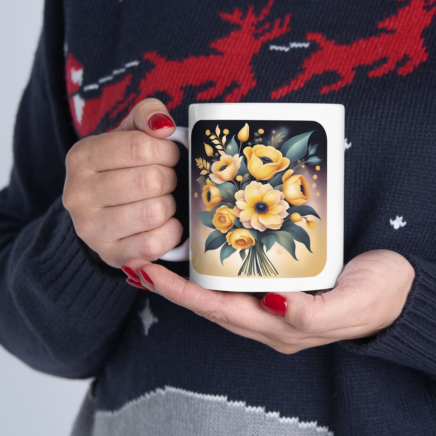Floral Delight - Ceramic Mug