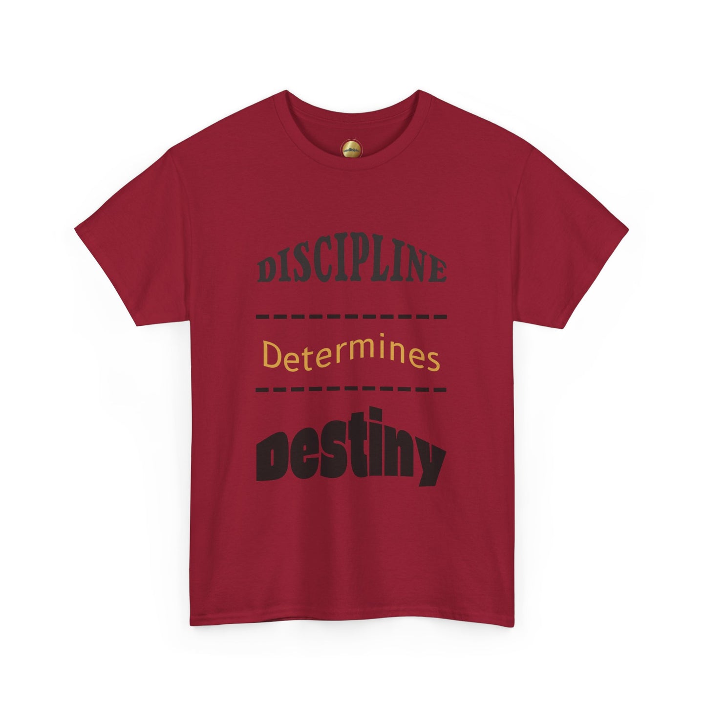 Discipline Determines Destiny - Unisex Heavy Cotton Tee