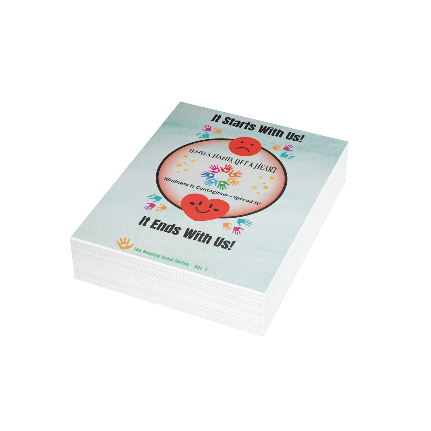 Lend a Hand, Lift a Heart Vol. 1 | Postcards - Vertical