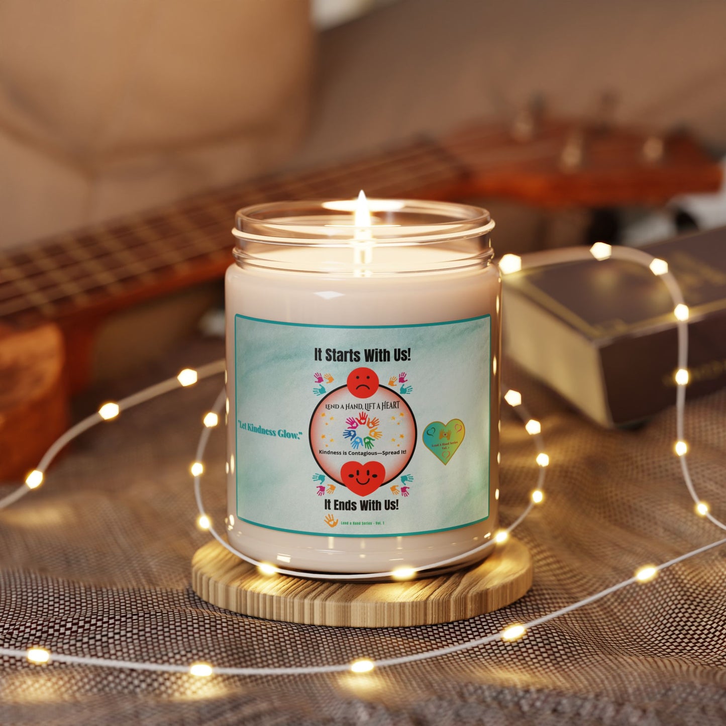 Lend a Hand, Lift a Heart - Soy Candle Vol. 1 | "Let Kindness Glow."