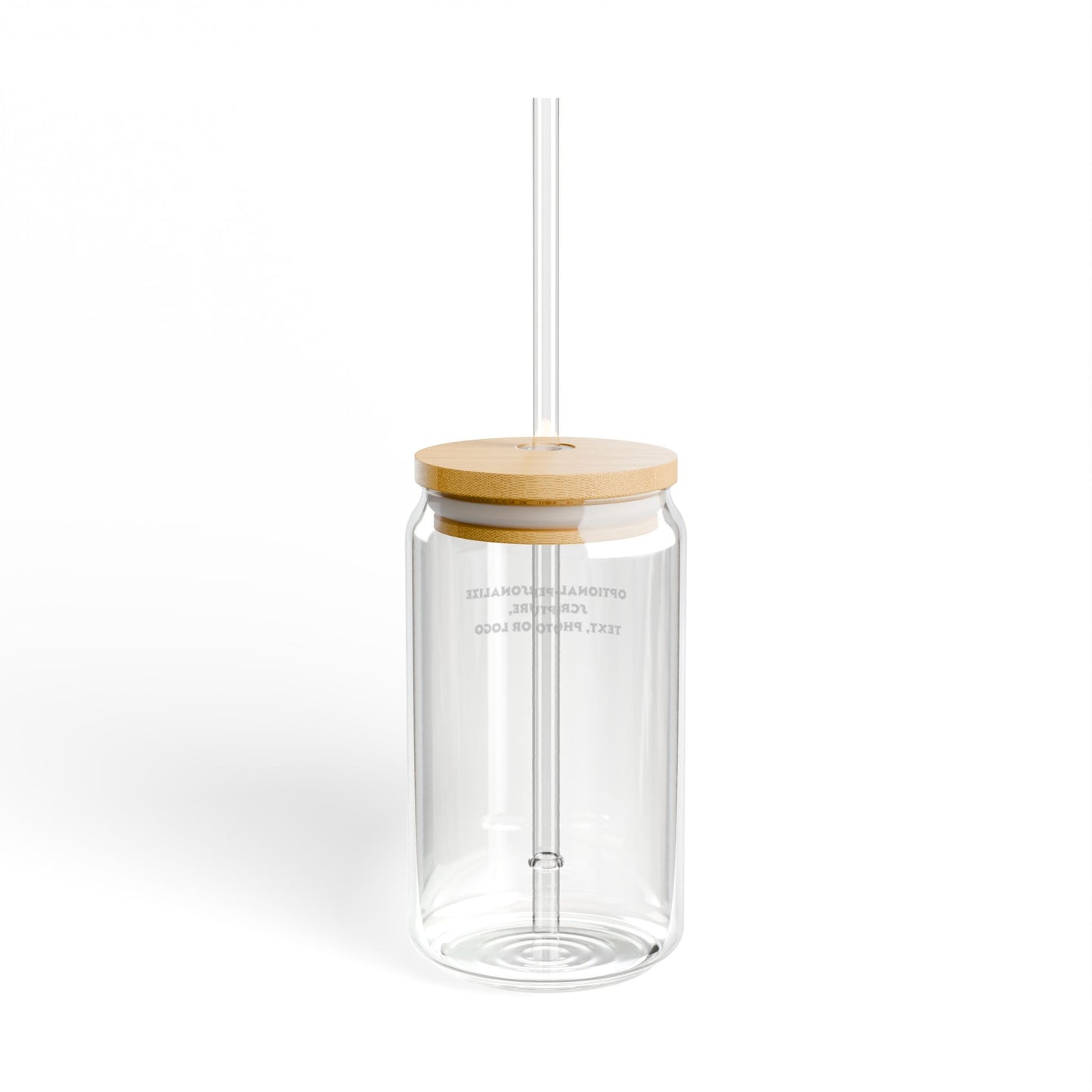 Personalize (clear) - Sipper Glass, 16oz