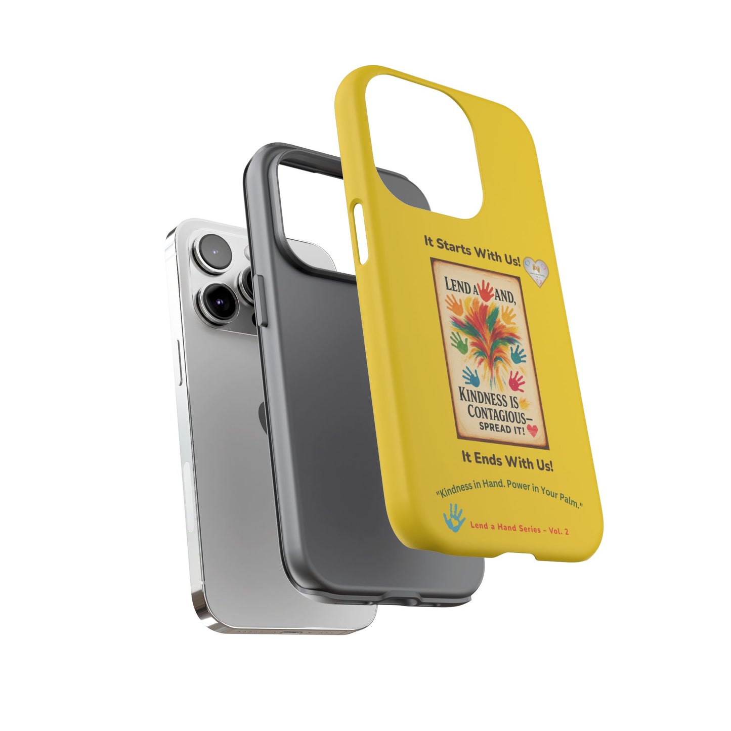 Lend a Hand, Lift a Heart - Phone Case iPhone Vol. 2 | "Kindness in Hand. Power in Your Palm."
