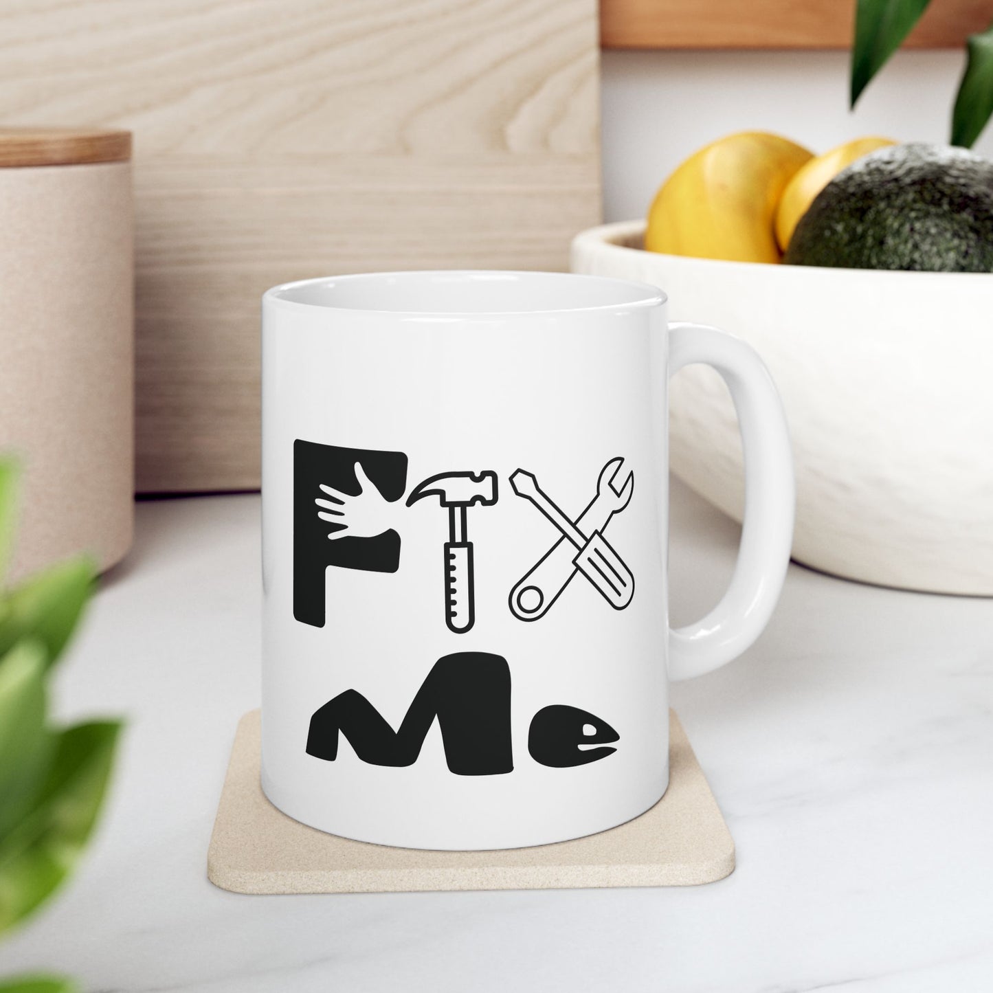 Fix Me (black) - Ceramic Mug