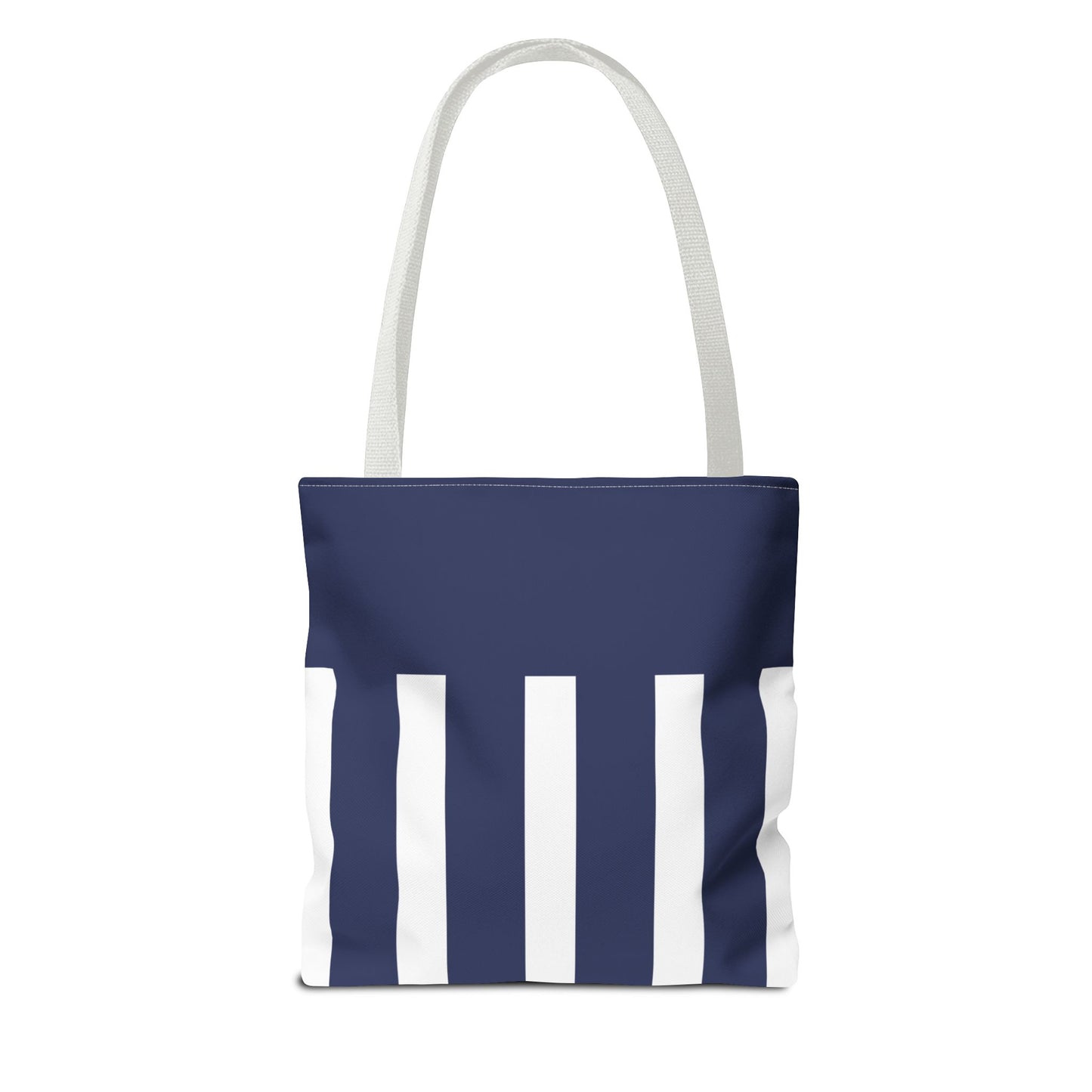 La Strie (navy & white) - Tote Bag - Stylish Beach Vibes for Every Occasion!