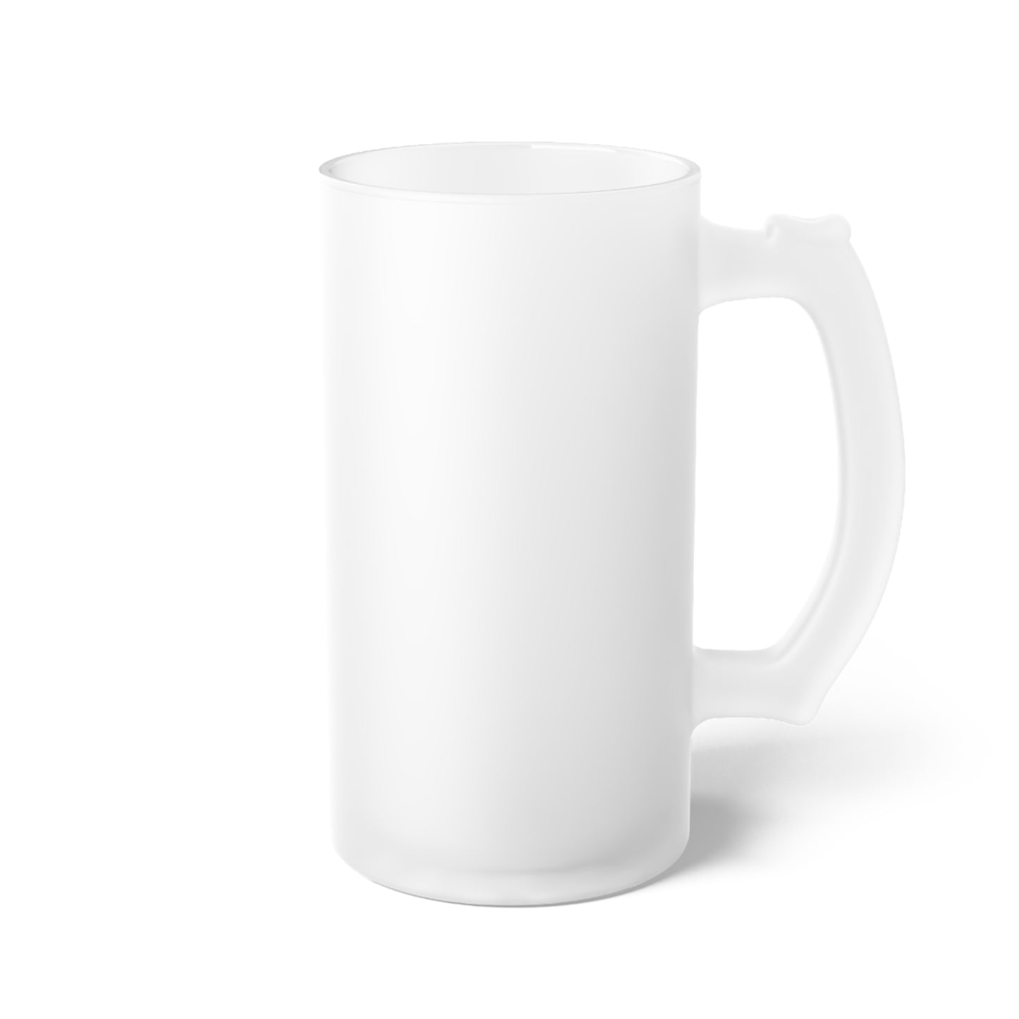 Personalized - Frosted 16 oz. Glass Beer Mug. Customizable Gift for Beer Lovers