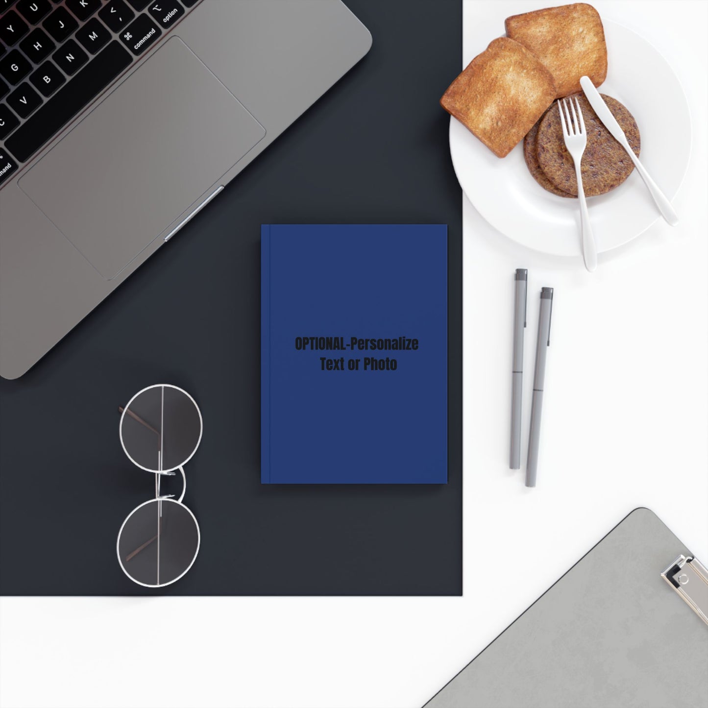 Make-It-Your Own (dark blue) | Personalized Hard Backed Journal