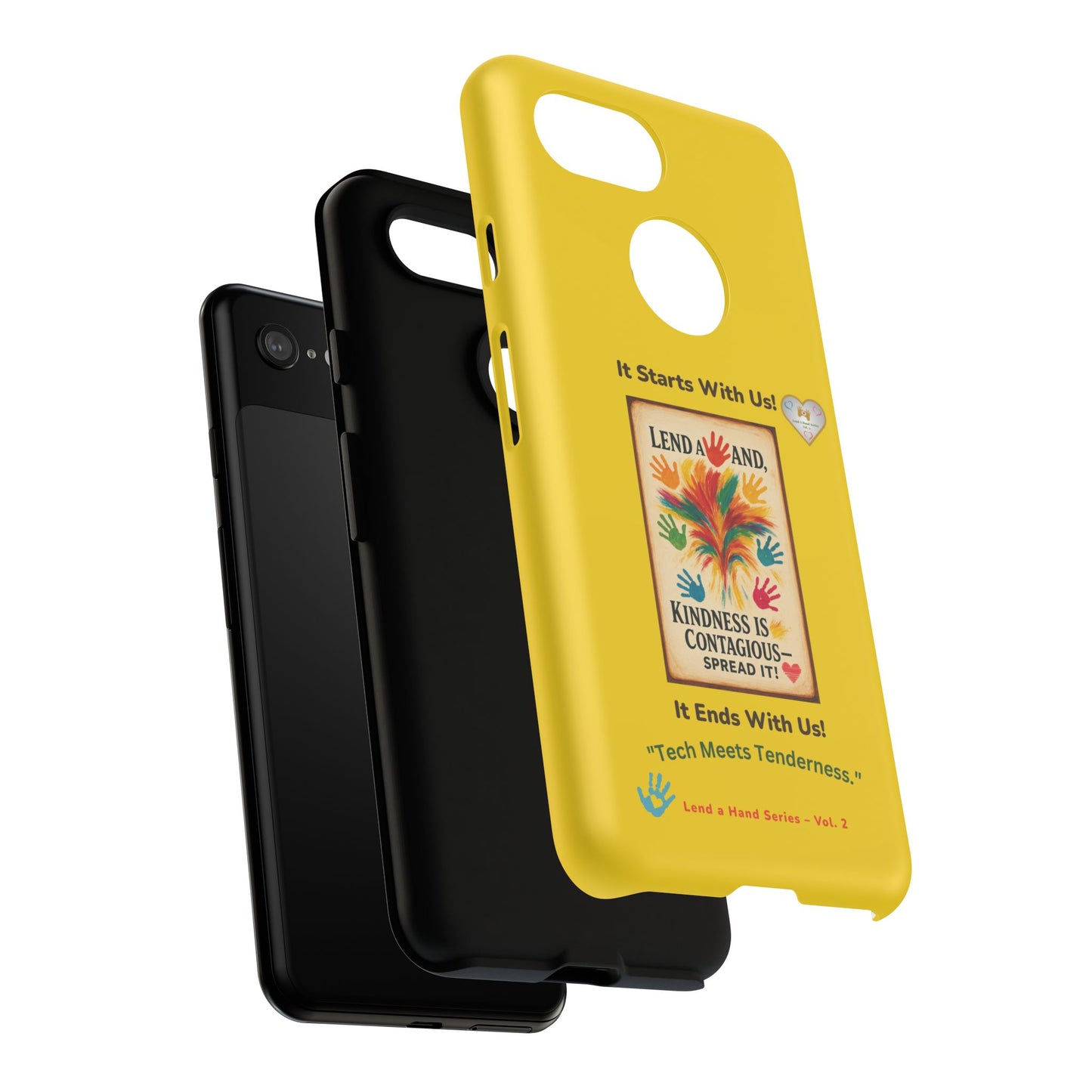 Lend a Hand, Lift a Heart - Phone Case Google Pixel Vol. 2 | "Tech Meets Tenderness."
