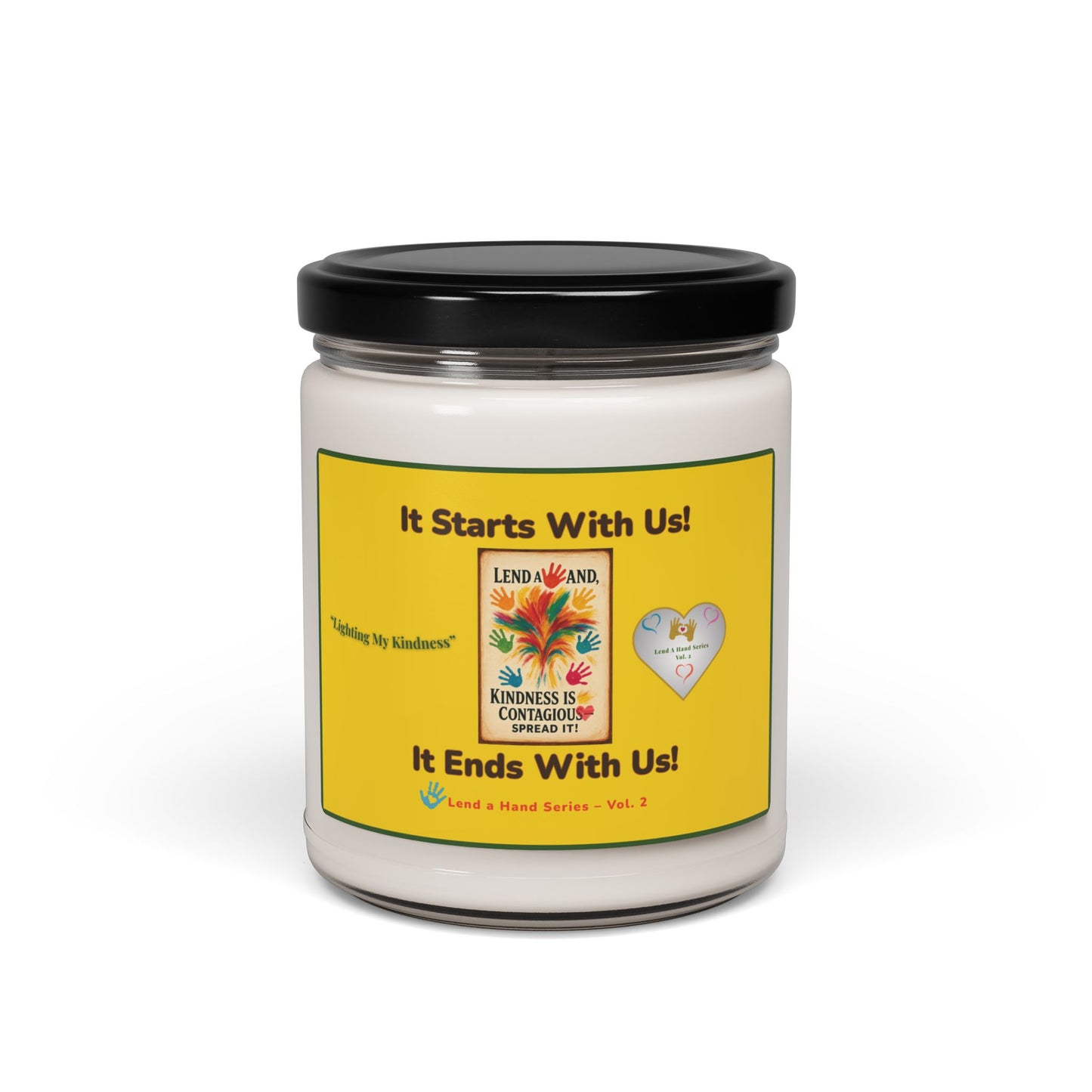 Lend a Hand, Lift a Heart – Soy Candle Vol. 2 | "Kindness Lights the Way"