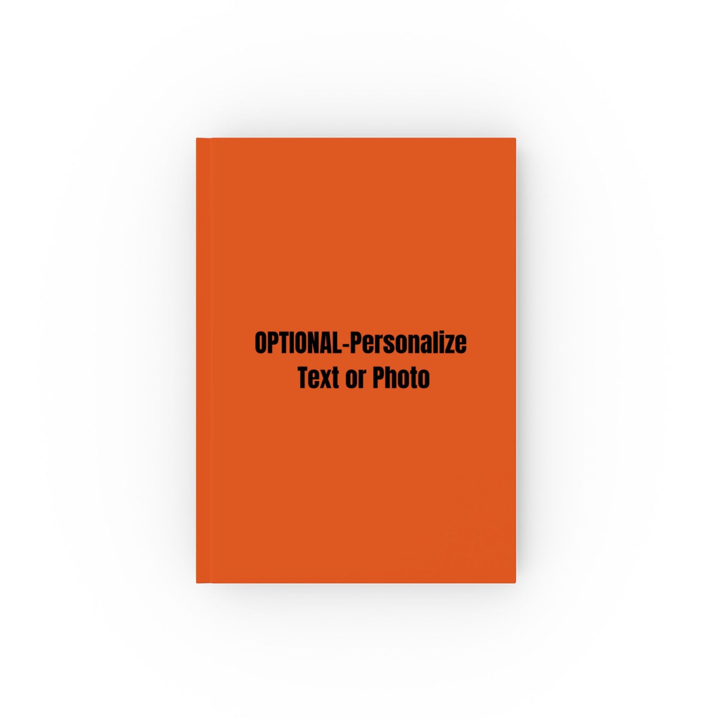 Make-It-Your Own (orange) | Personalized Hard Backed Journal