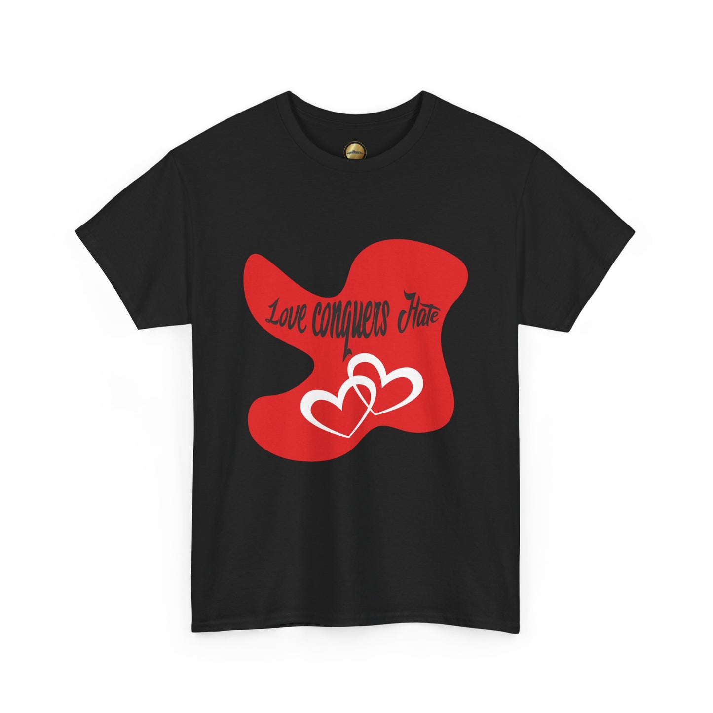 Love Conquers Hate - Unisex Heavy Cotton Tee
