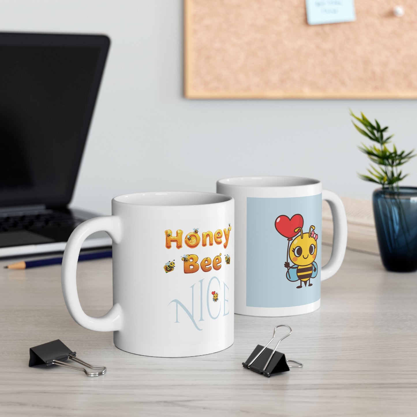 Honey Bee Nice (honey) - Ceramic Mug