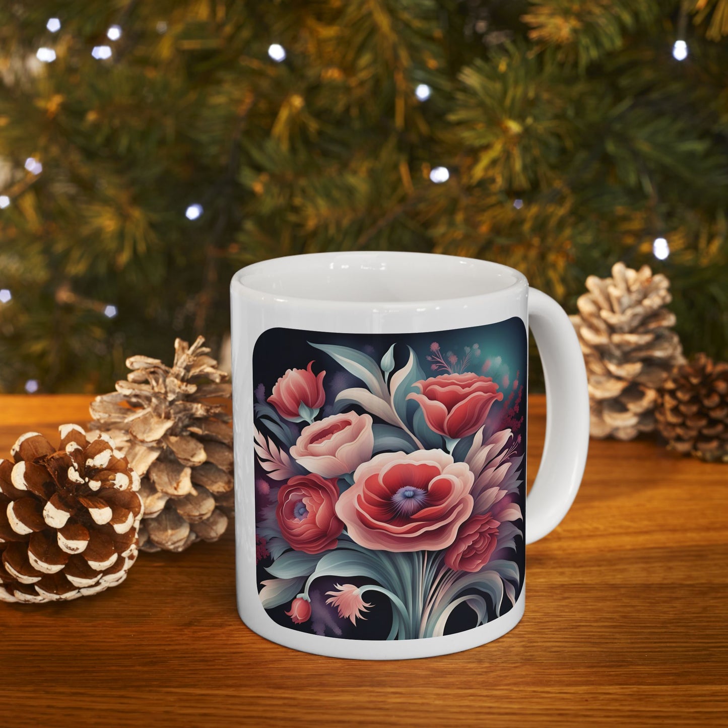 Floral Peace - Ceramic Mug