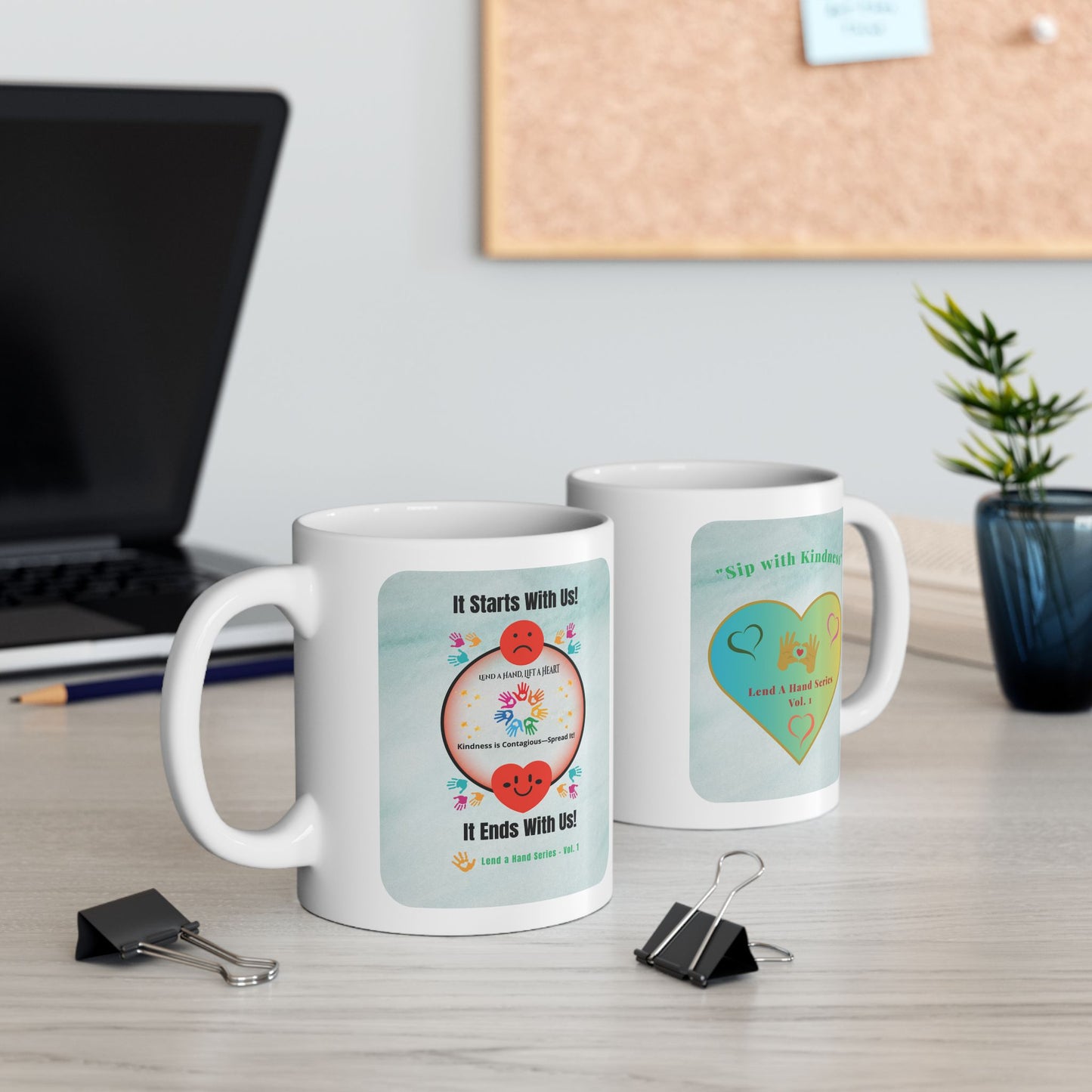 Lend a Hand, Lift a Heart - Mug Vol. 1 | "Sip with Kindness"