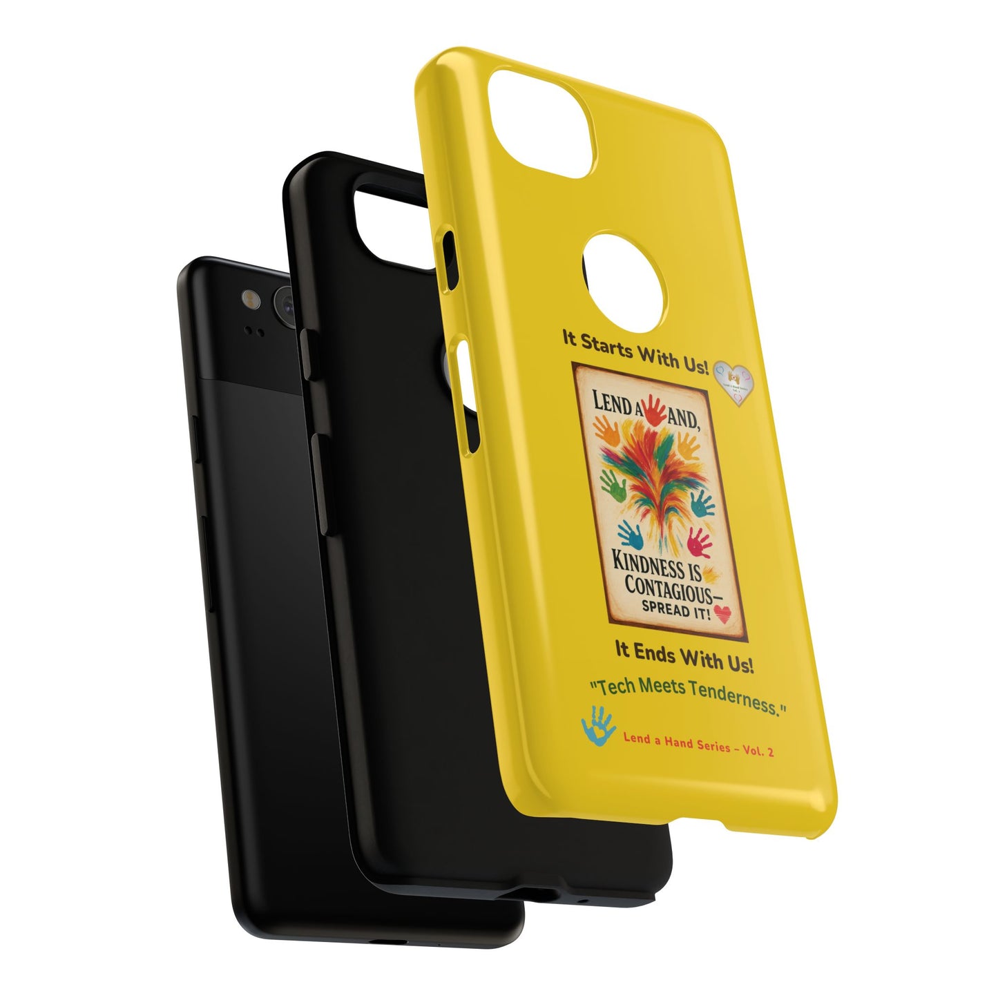 Lend a Hand, Lift a Heart - Phone Case Google Pixel Vol. 2 | "Tech Meets Tenderness."