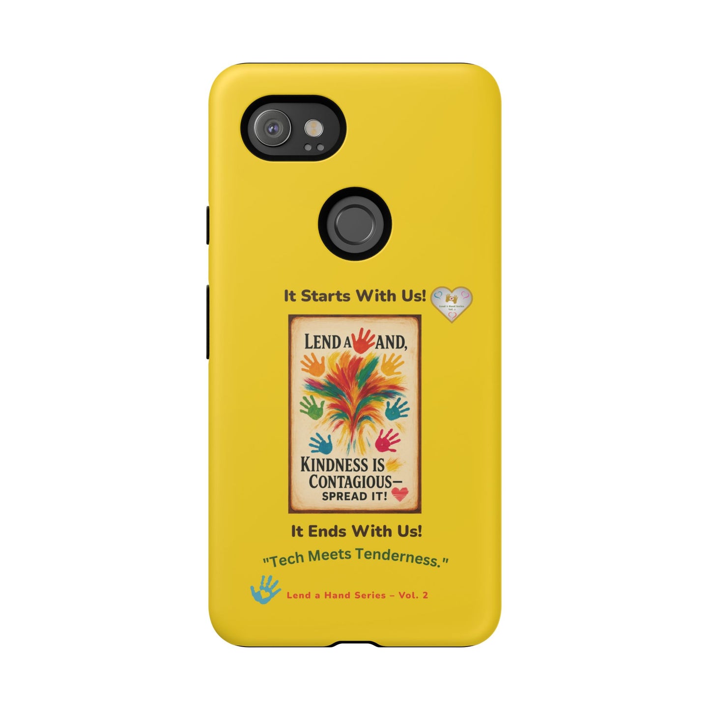Lend a Hand, Lift a Heart - Phone Case Google Pixel Vol. 2 | "Tech Meets Tenderness."