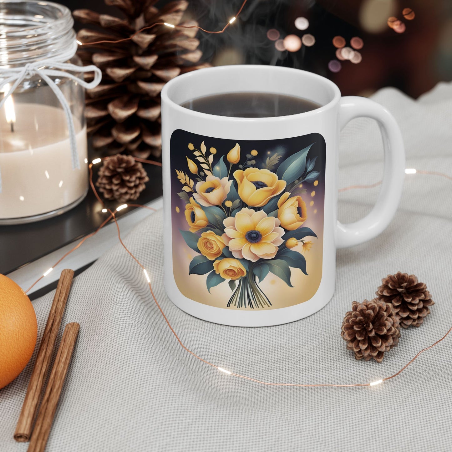 Floral Delight - Ceramic Mug