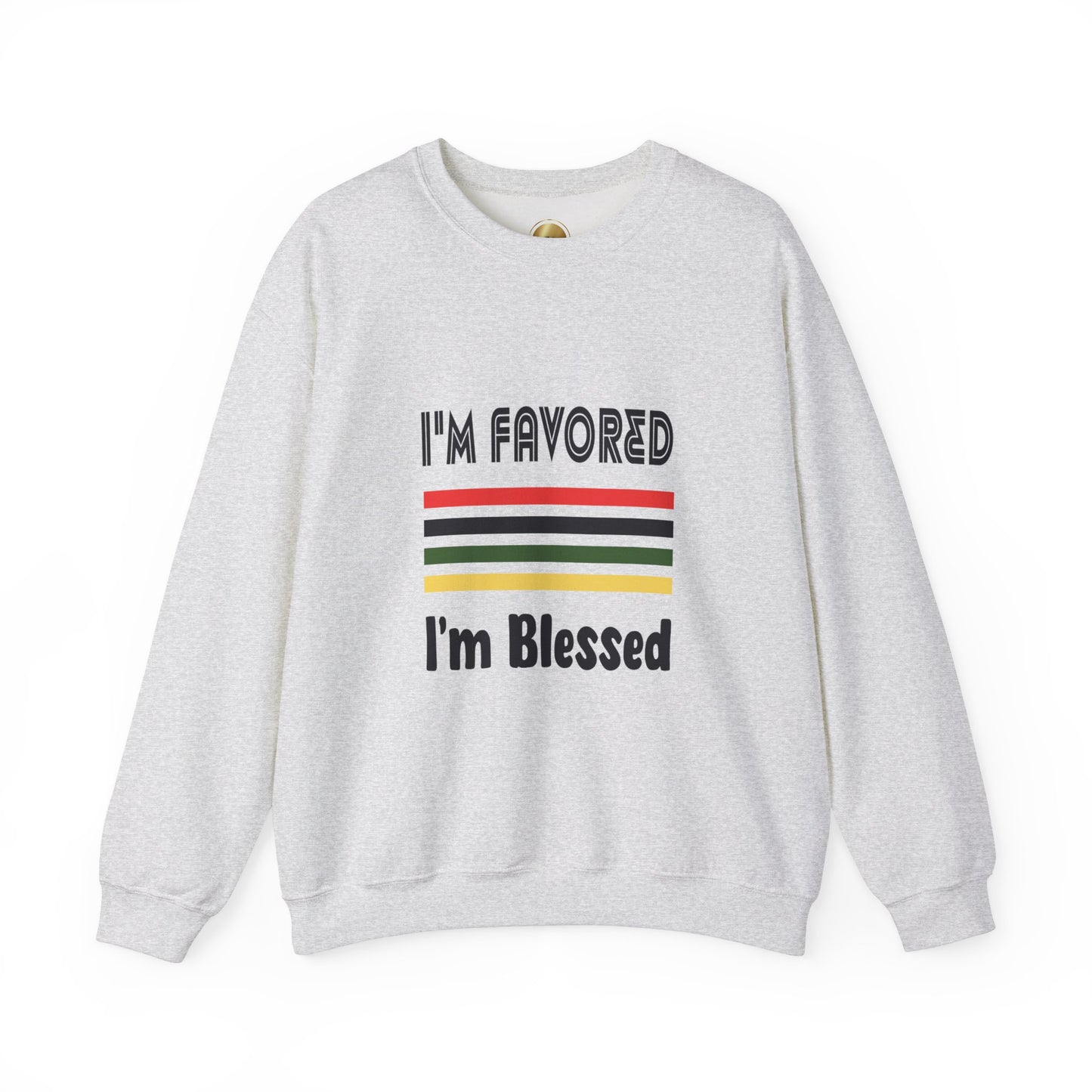 I'm Favored-I'm Blessed - Heavy Blend Crewneck Sweatshirt - Comfort and Durability - Unisex