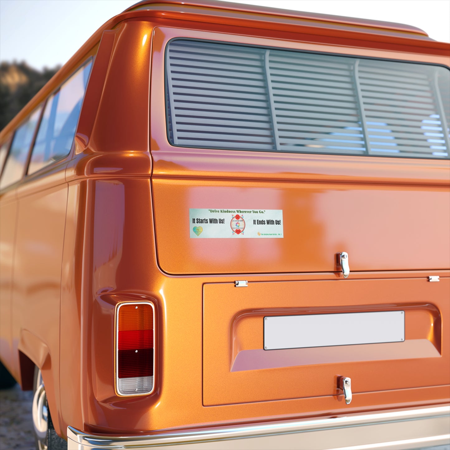 Lend a Hand, Lift a Heart -Bumper Sticker Vol. 1 |"Drive Kindness Wherever You Go."