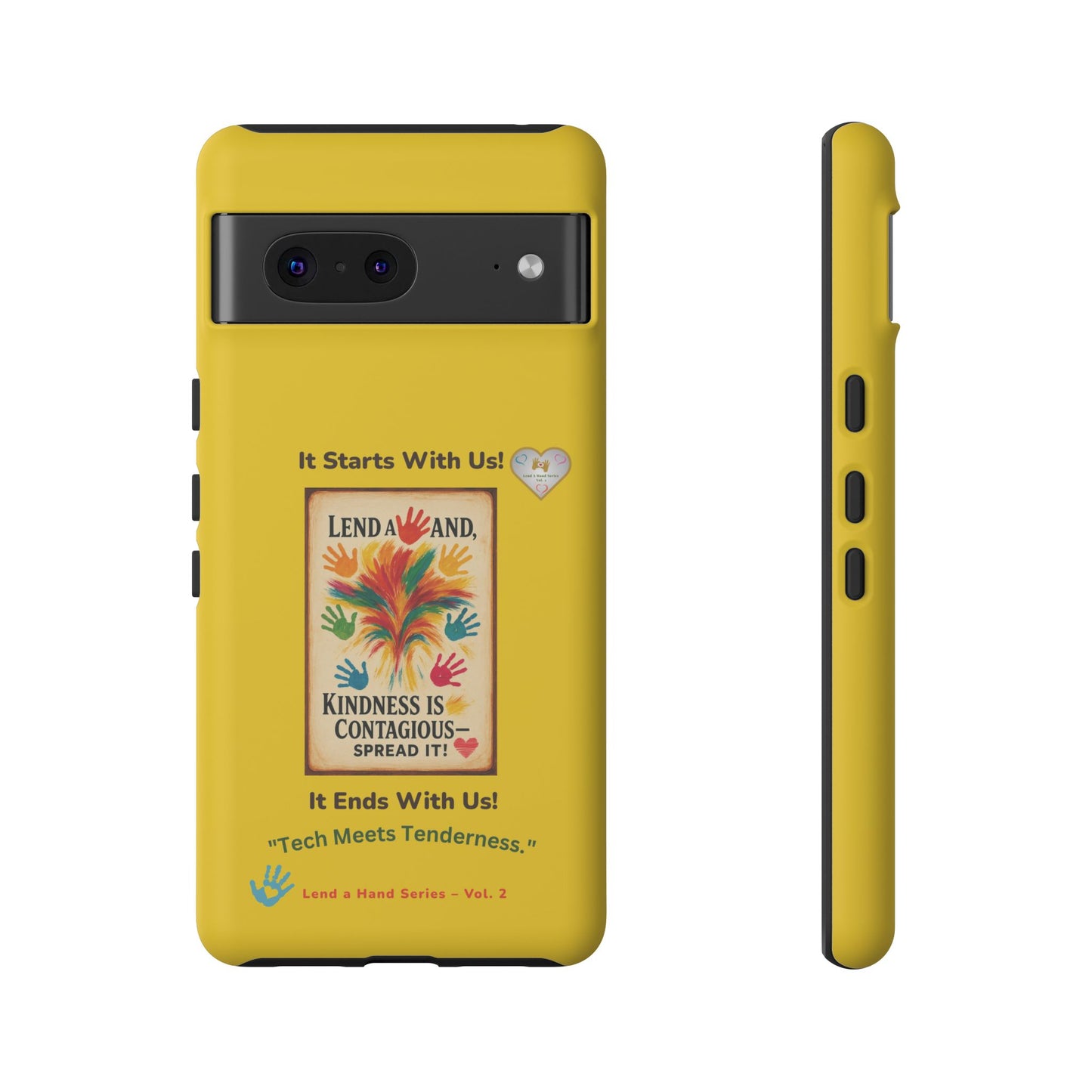 Lend a Hand, Lift a Heart - Phone Case Google Pixel Vol. 2 | "Tech Meets Tenderness."