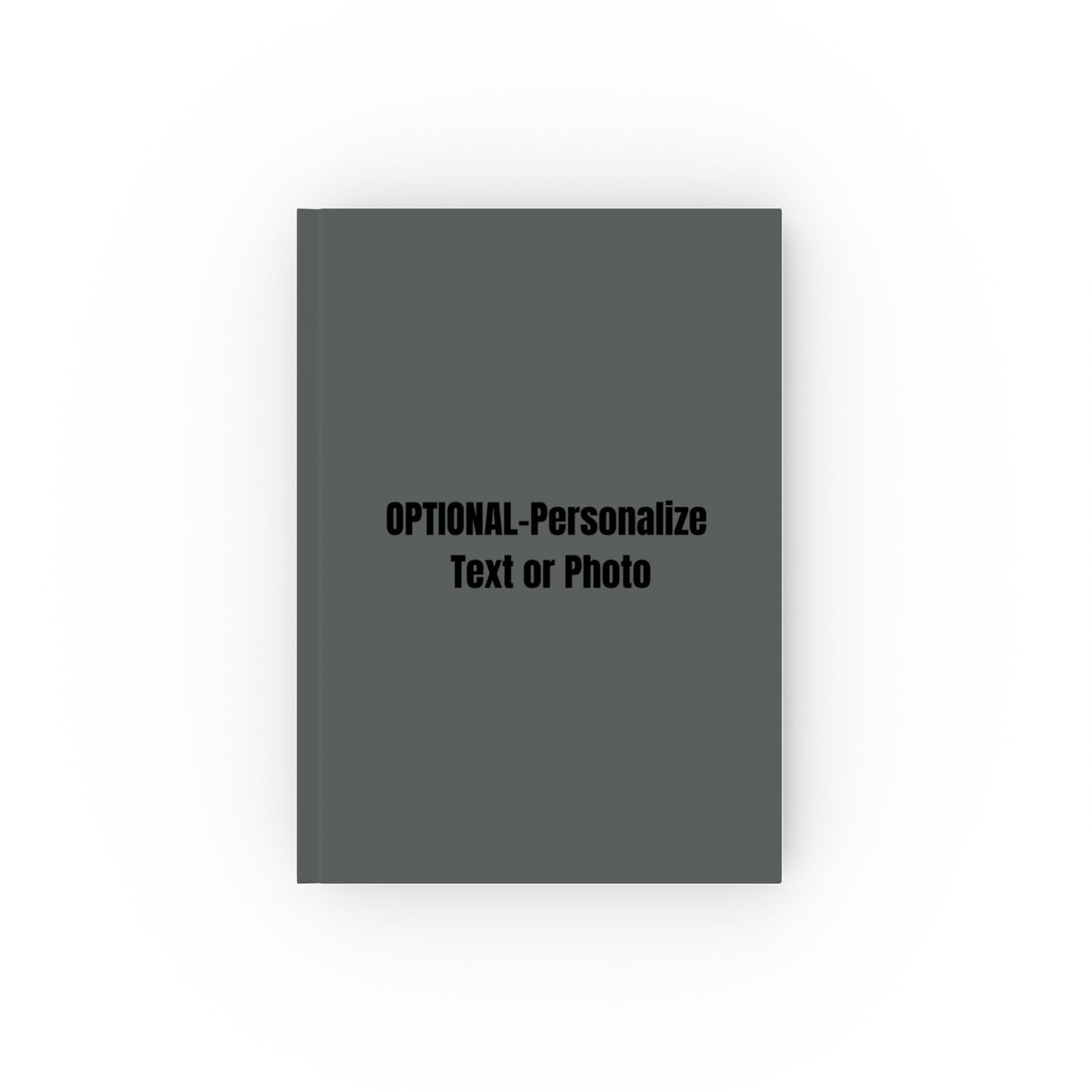 Make-It-Your Own (dark grey) | Personalized Hard Backed Journal