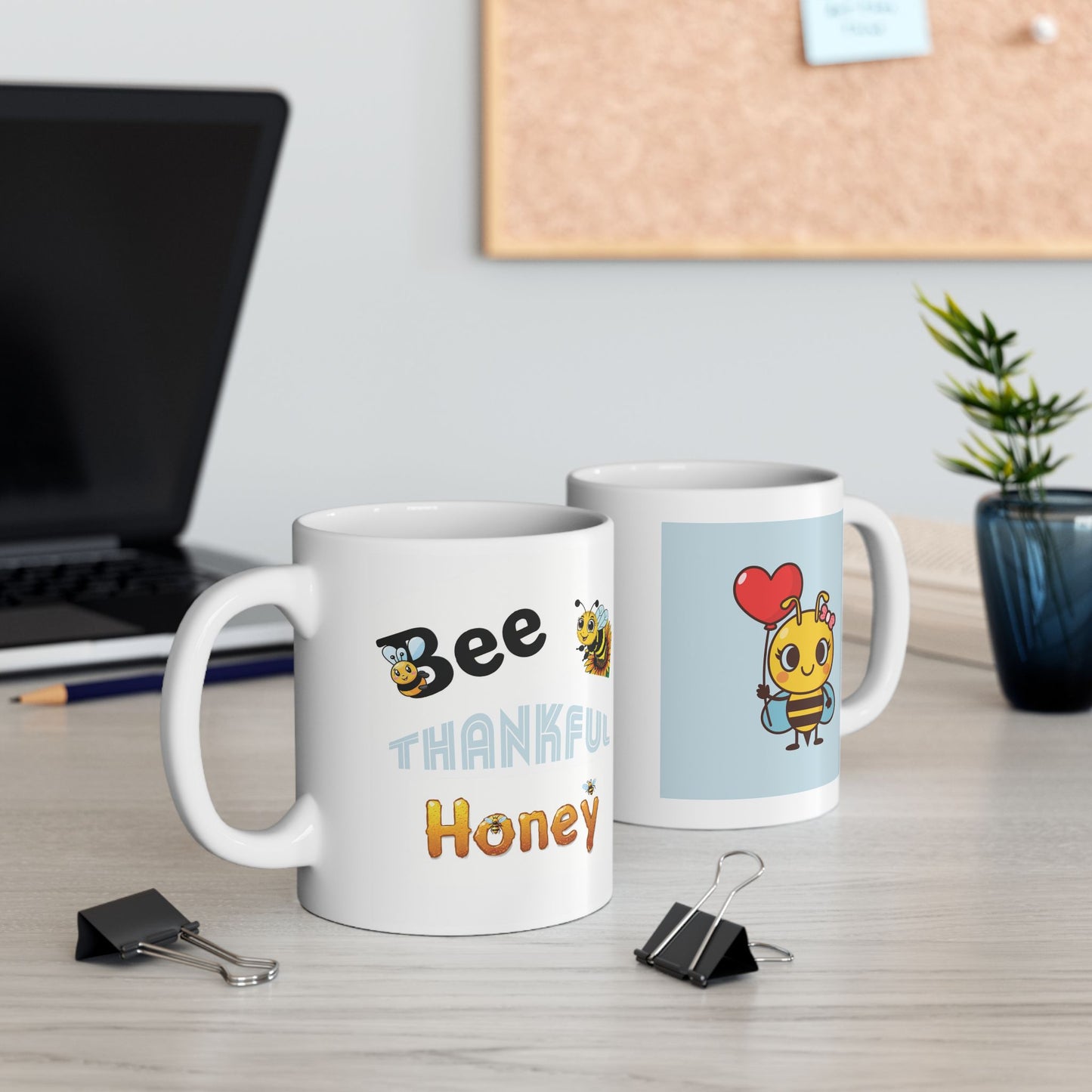 Bee Thankful Honey - Ceramic Mug