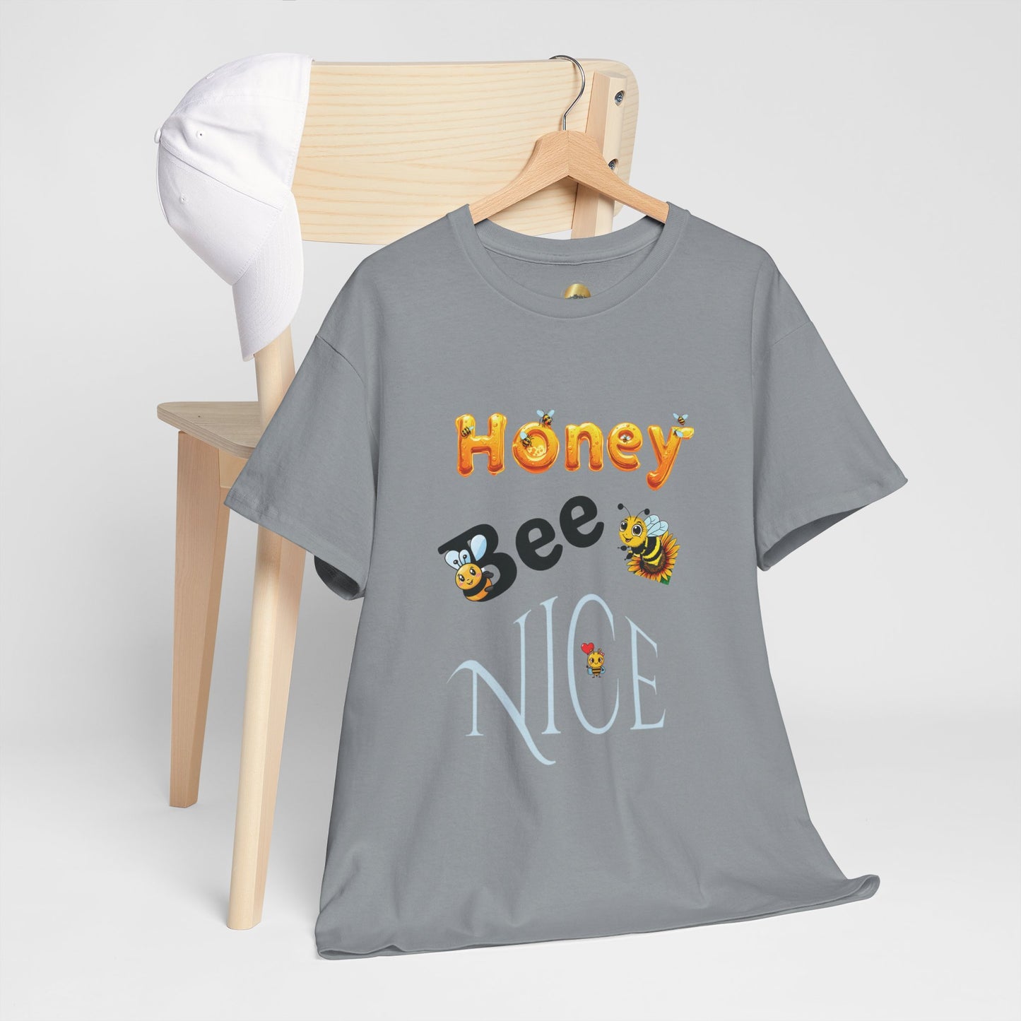 Honey Bee Nice - Heavy Cotton Tee