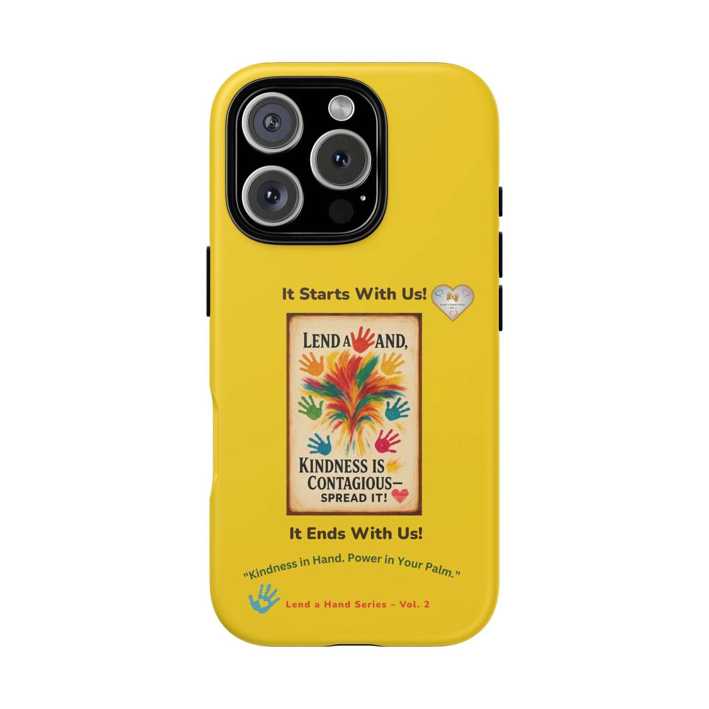Lend a Hand, Lift a Heart - Phone Case iPhone Vol. 2 | "Kindness in Hand. Power in Your Palm."
