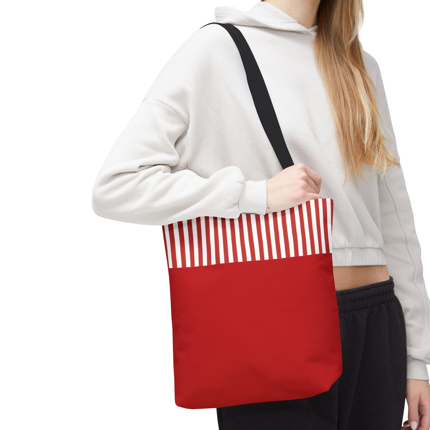 La Strie (red & white) - Tote Bag - Stylish Beach Vibes for Every Occasion!