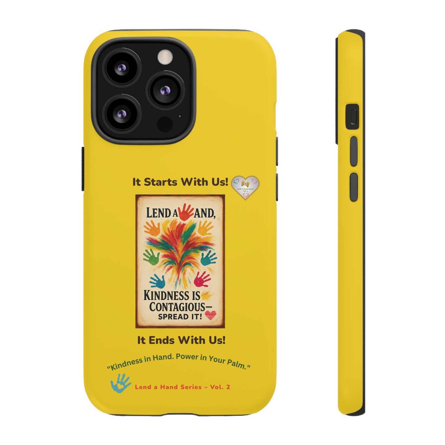 Lend a Hand, Lift a Heart - Phone Case iPhone Vol. 2 | "Kindness in Hand. Power in Your Palm."