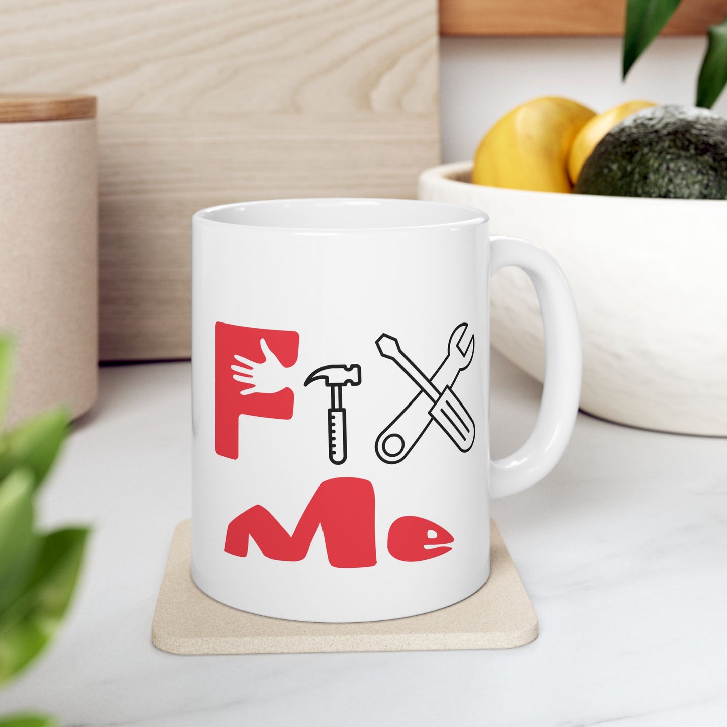 Fix Me (red) - Ceramic Mug