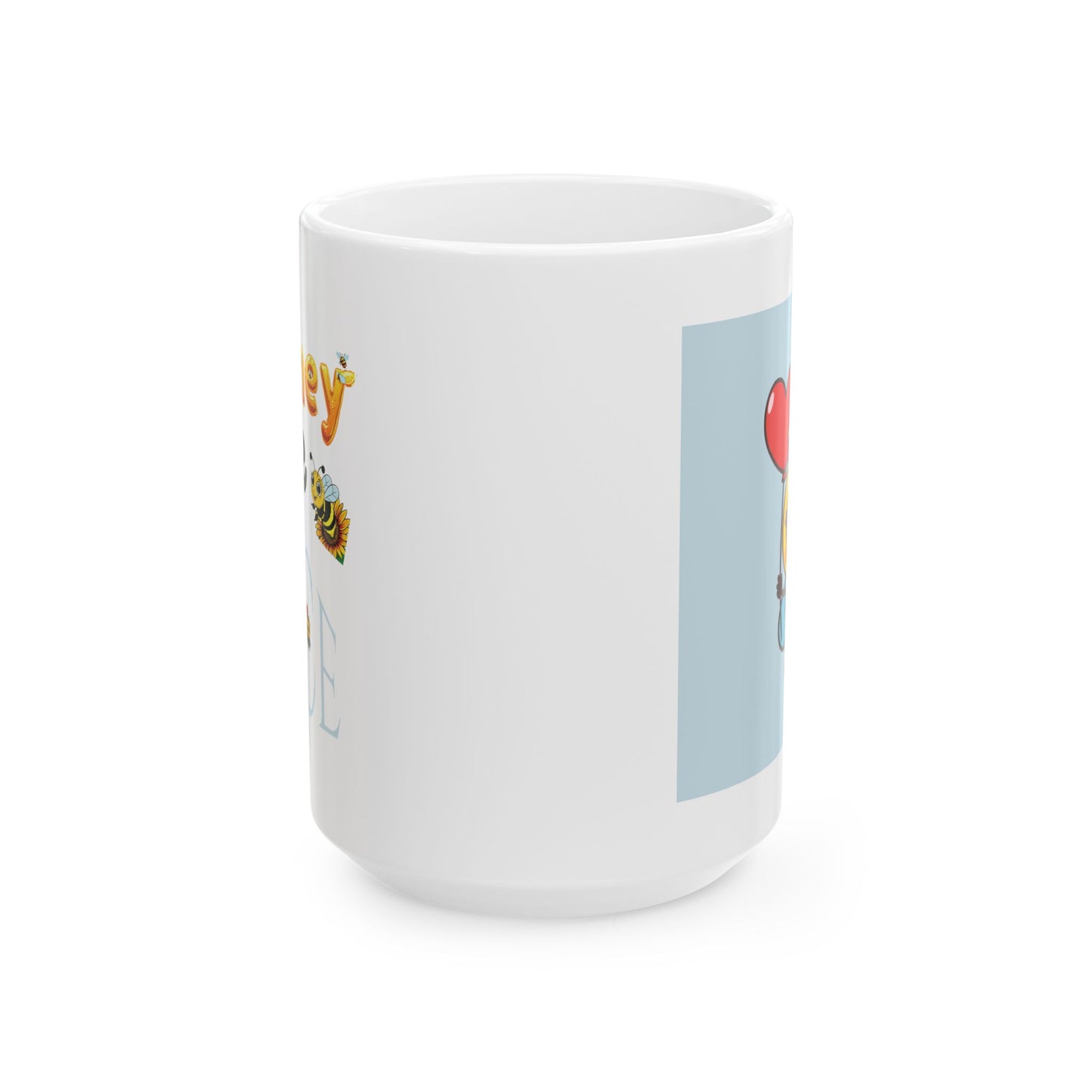 Honey Bee Nice (black) - Ceramic Mug