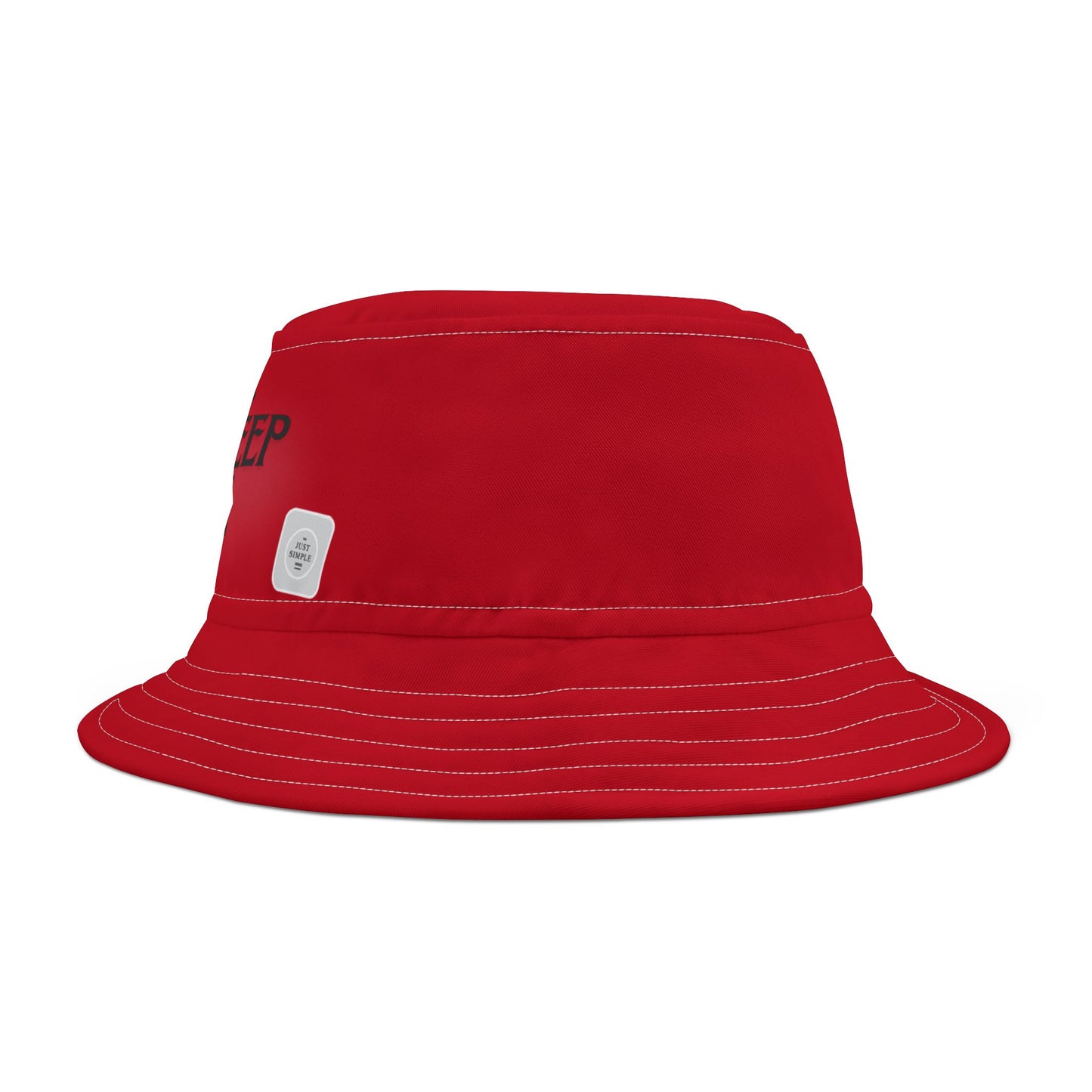 Blessed, Just Keep Going | Unisex Bucket Hat (red) | The Just Simple Series