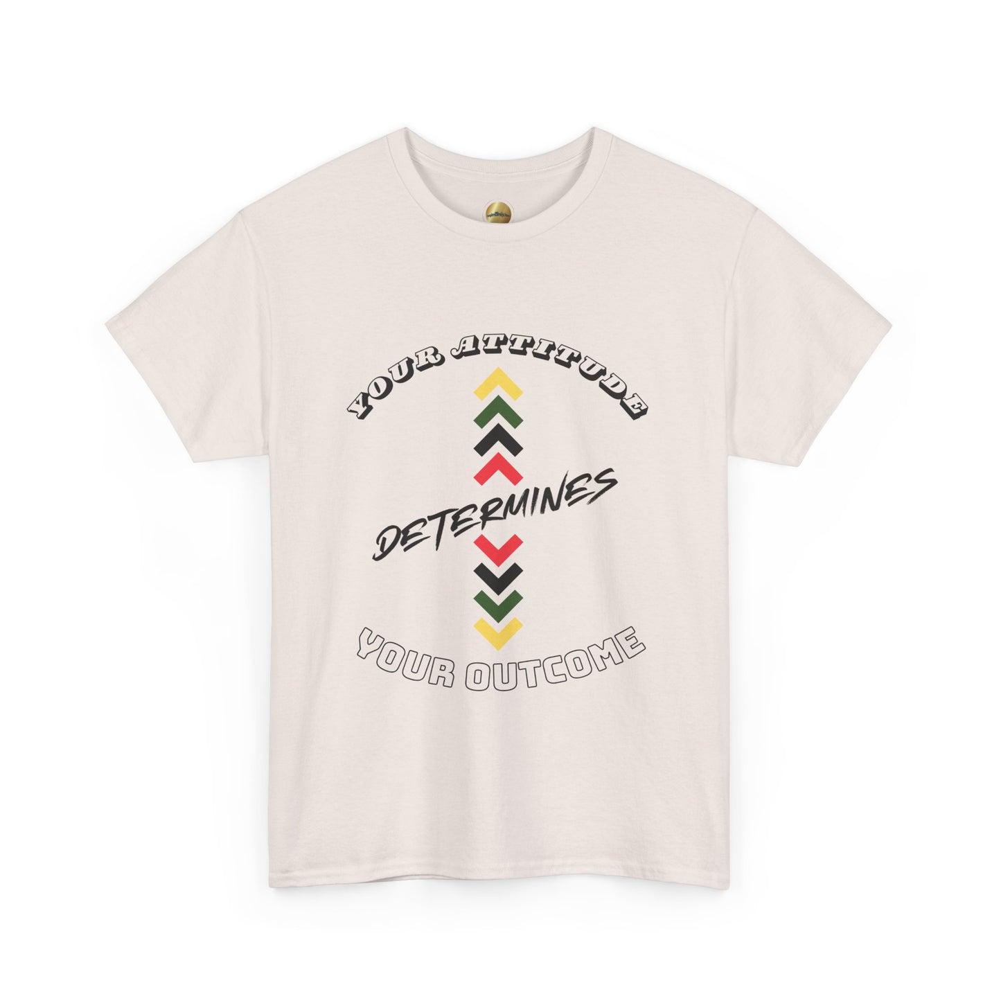 Your Attitude Determines Your Outcome - Heavy Cotton Tee
