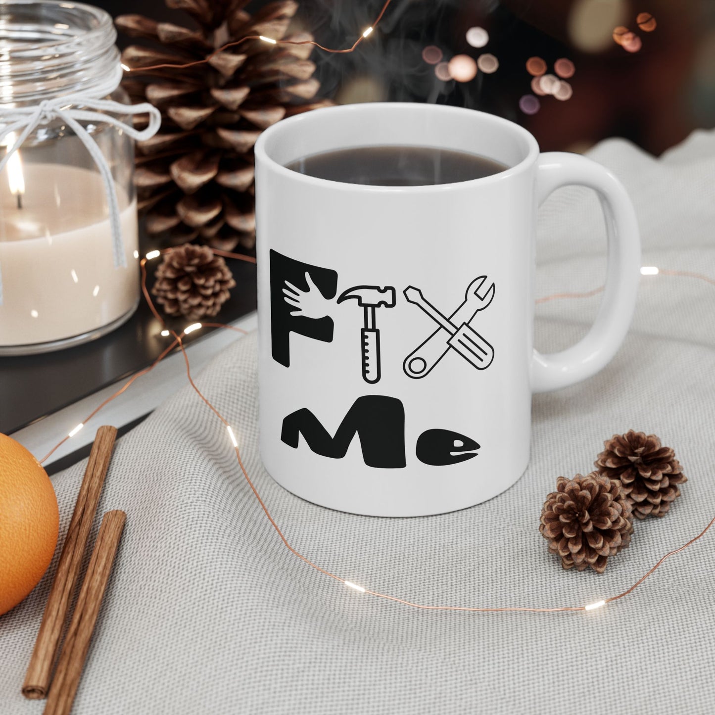 Fix Me (black) - Ceramic Mug