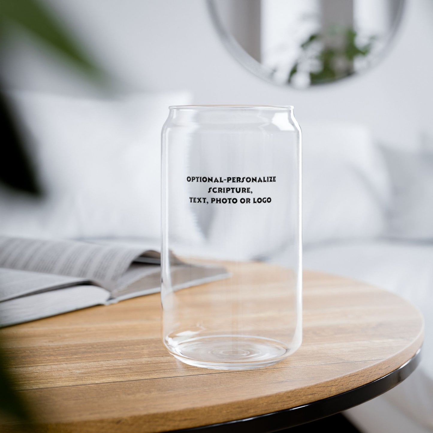 Personalize (clear) - Sipper Glass, 16oz