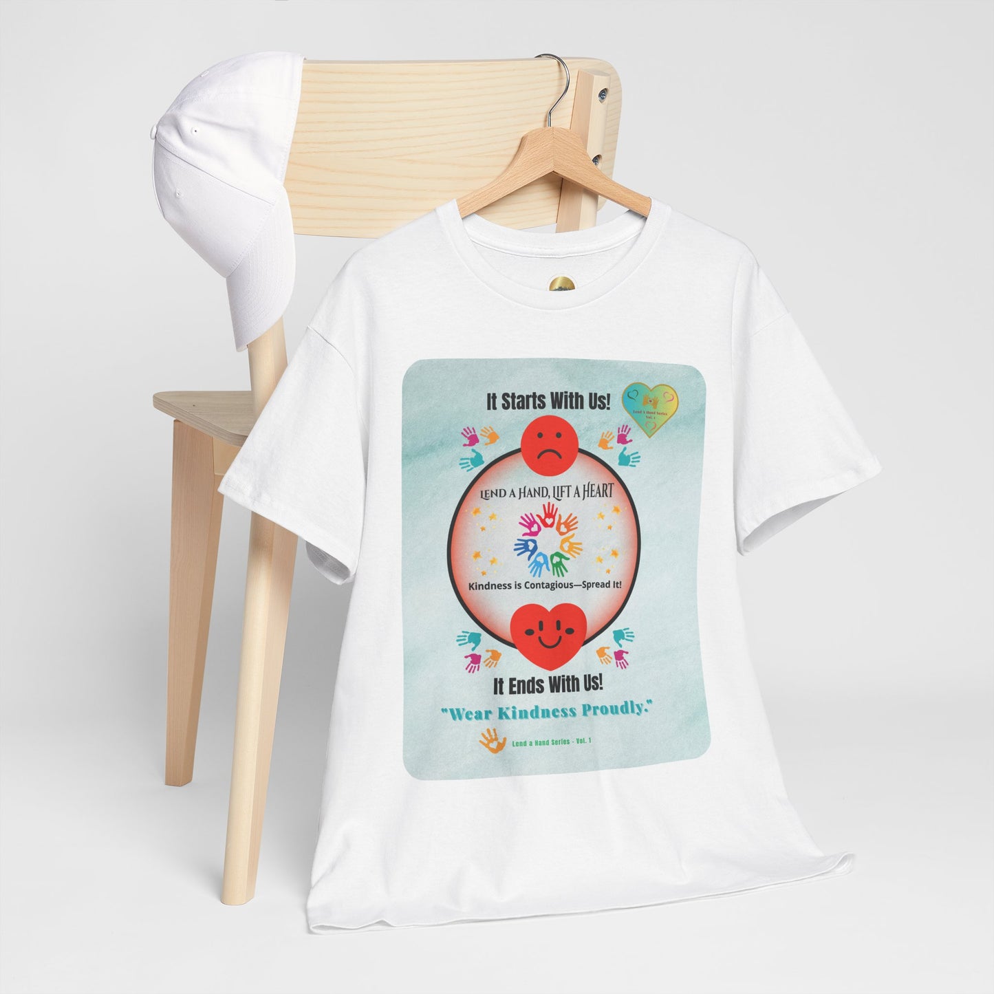 Lend a Hand, Lift a Heart - T-Shirt | "Wear Kindness Proudly."