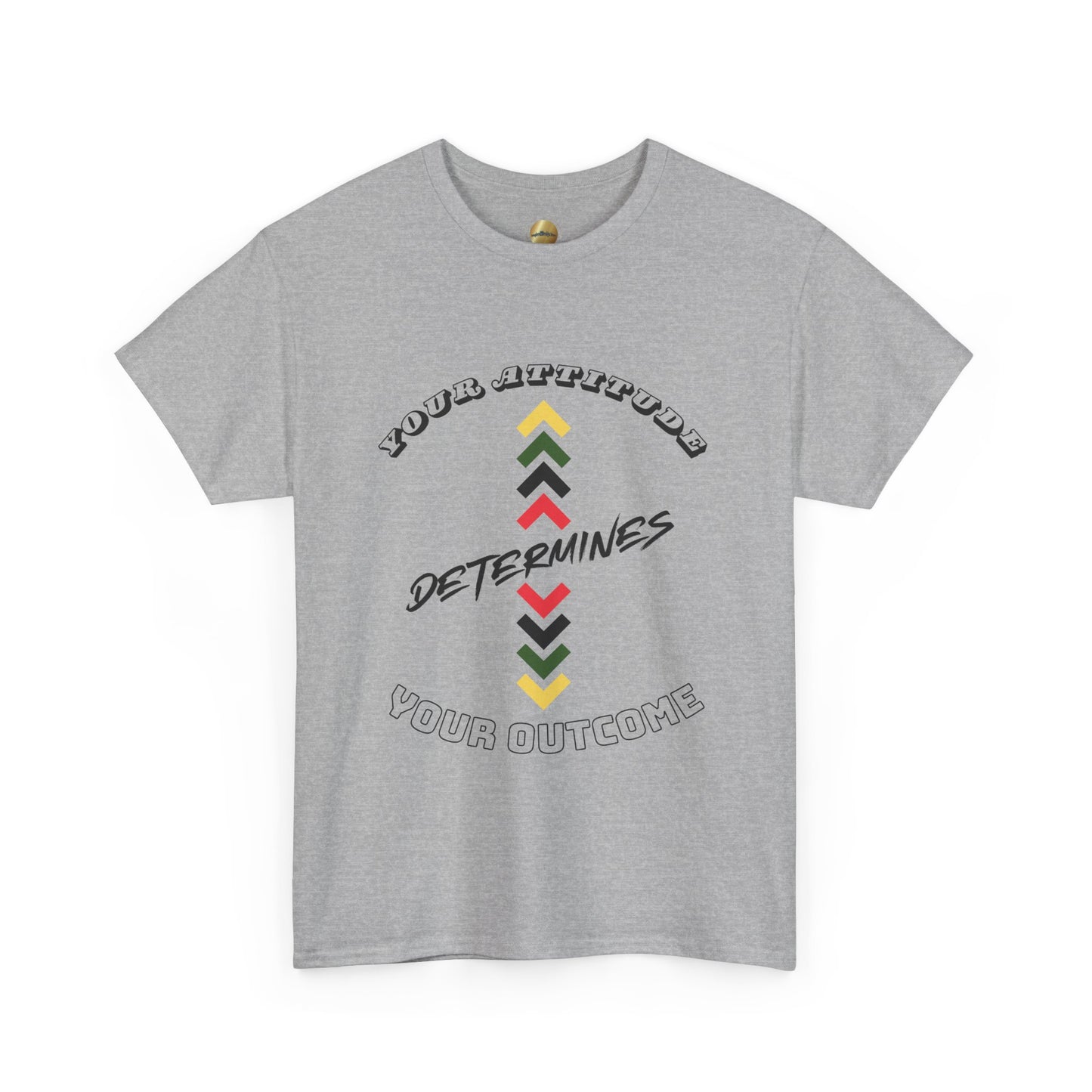 Your Attitude Determines Your Outcome - Heavy Cotton Tee