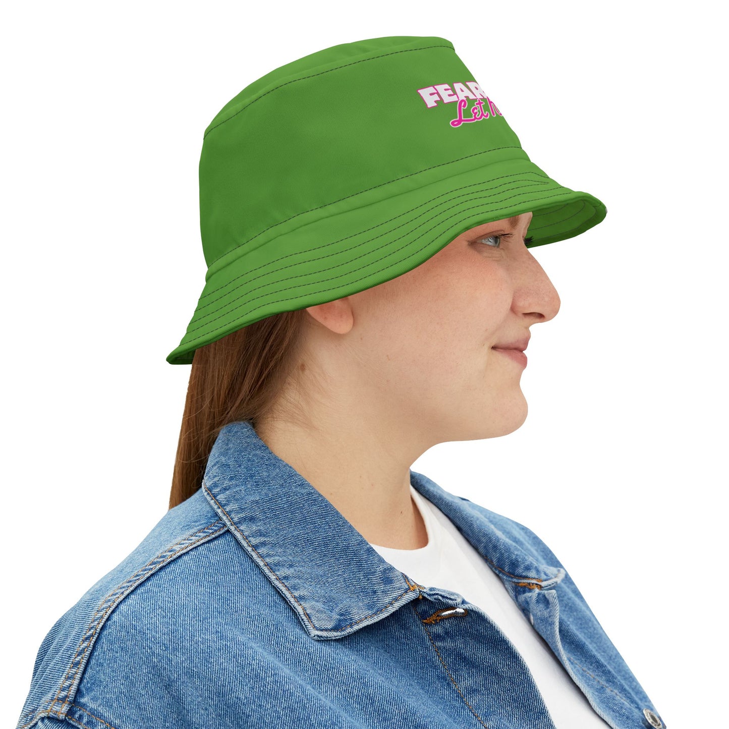 Fearless, Let It Flow | Unisex Bucket Hat (green) | The Just Simple Series