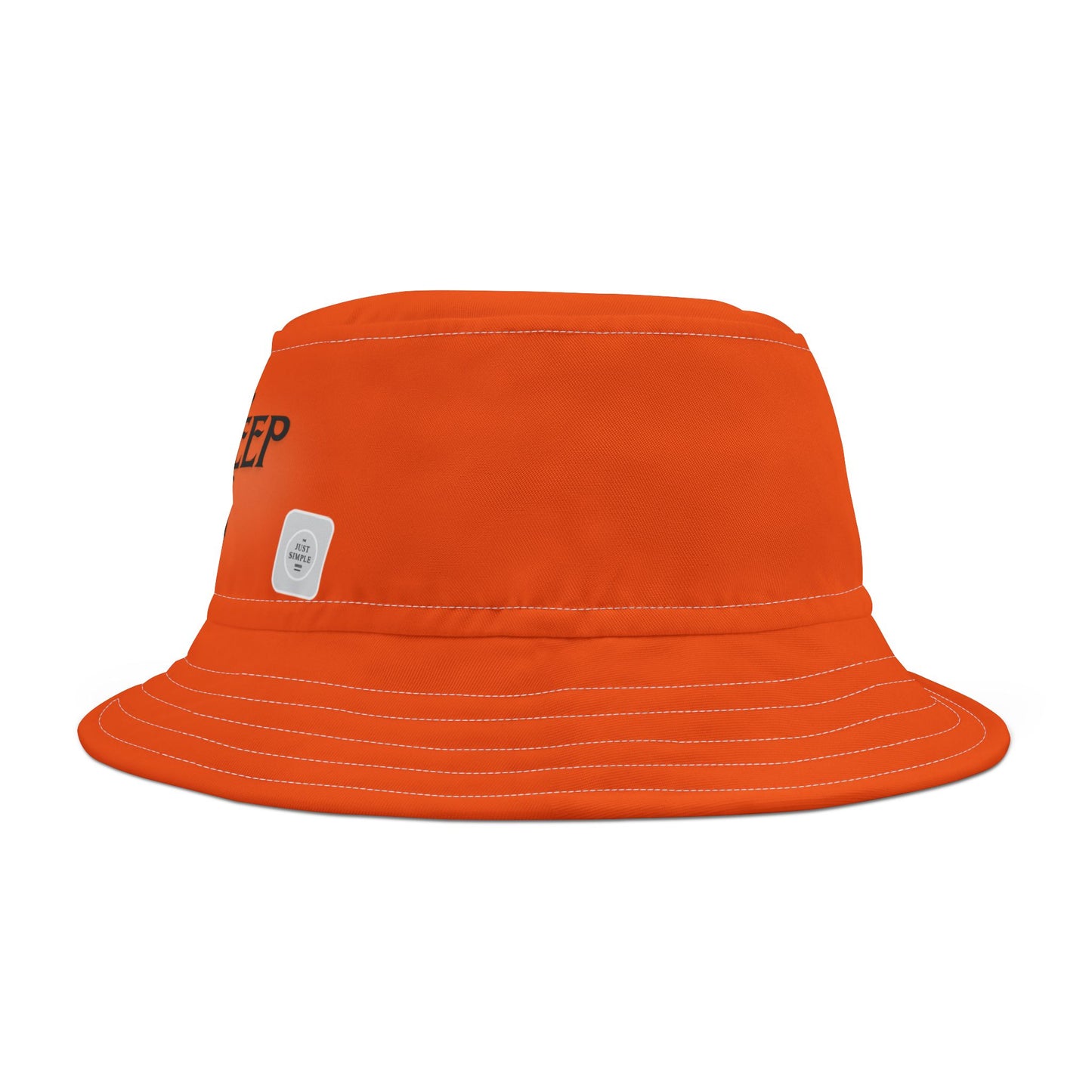 Blessed, Just Keep Going | Unisex Bucket Hat (orange) | The Just Simple Series