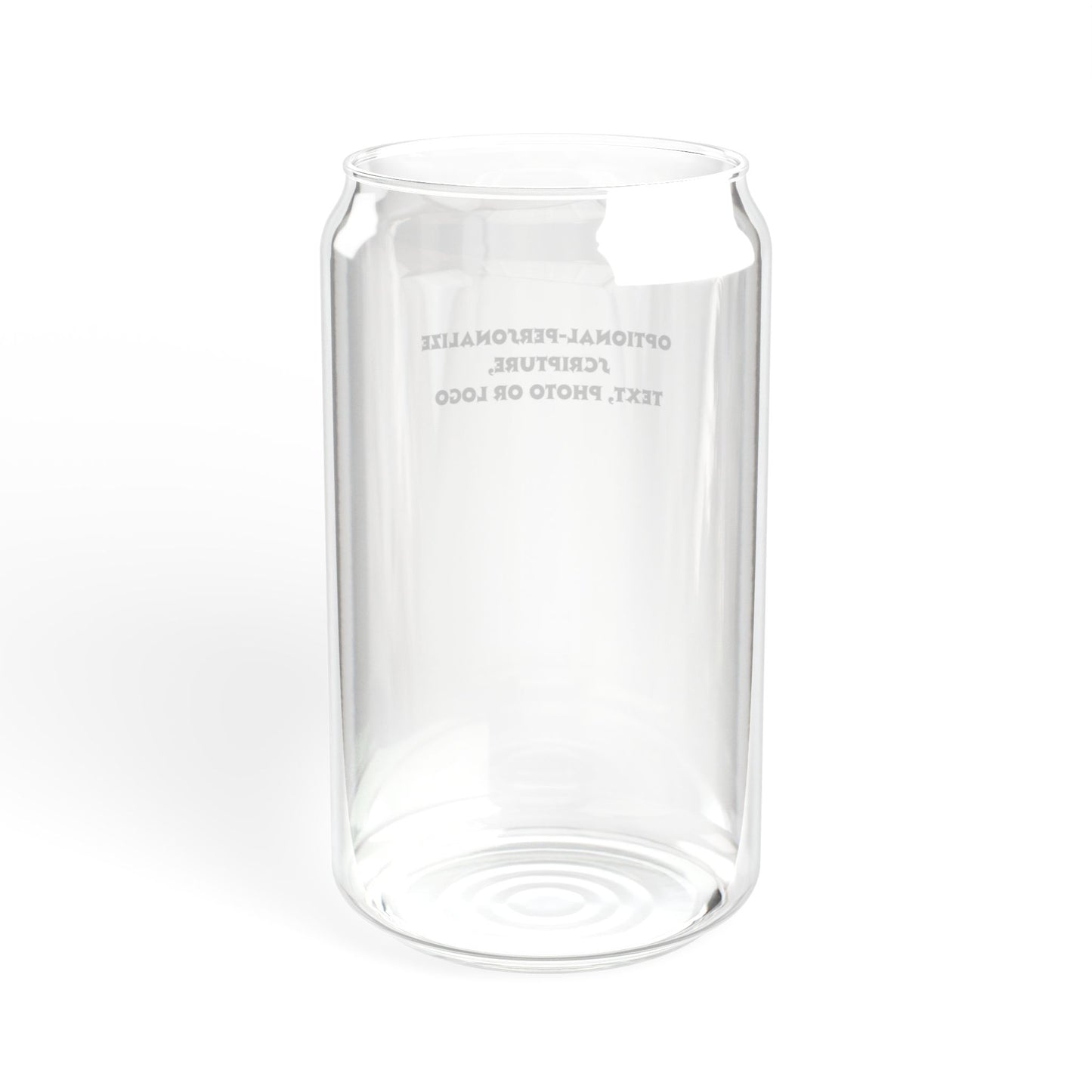 Personalize (clear) - Sipper Glass, 16oz