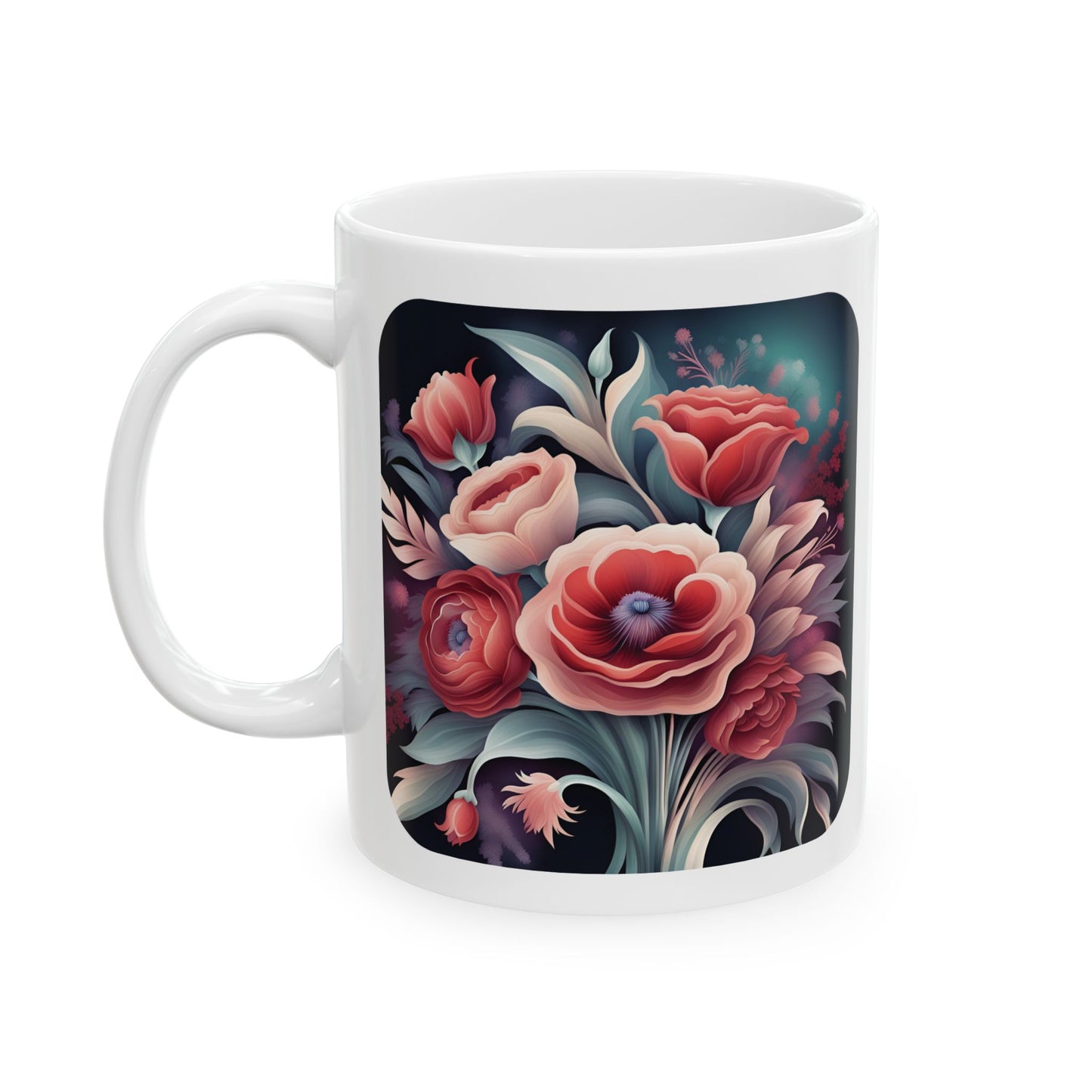 Floral Peace - Ceramic Mug