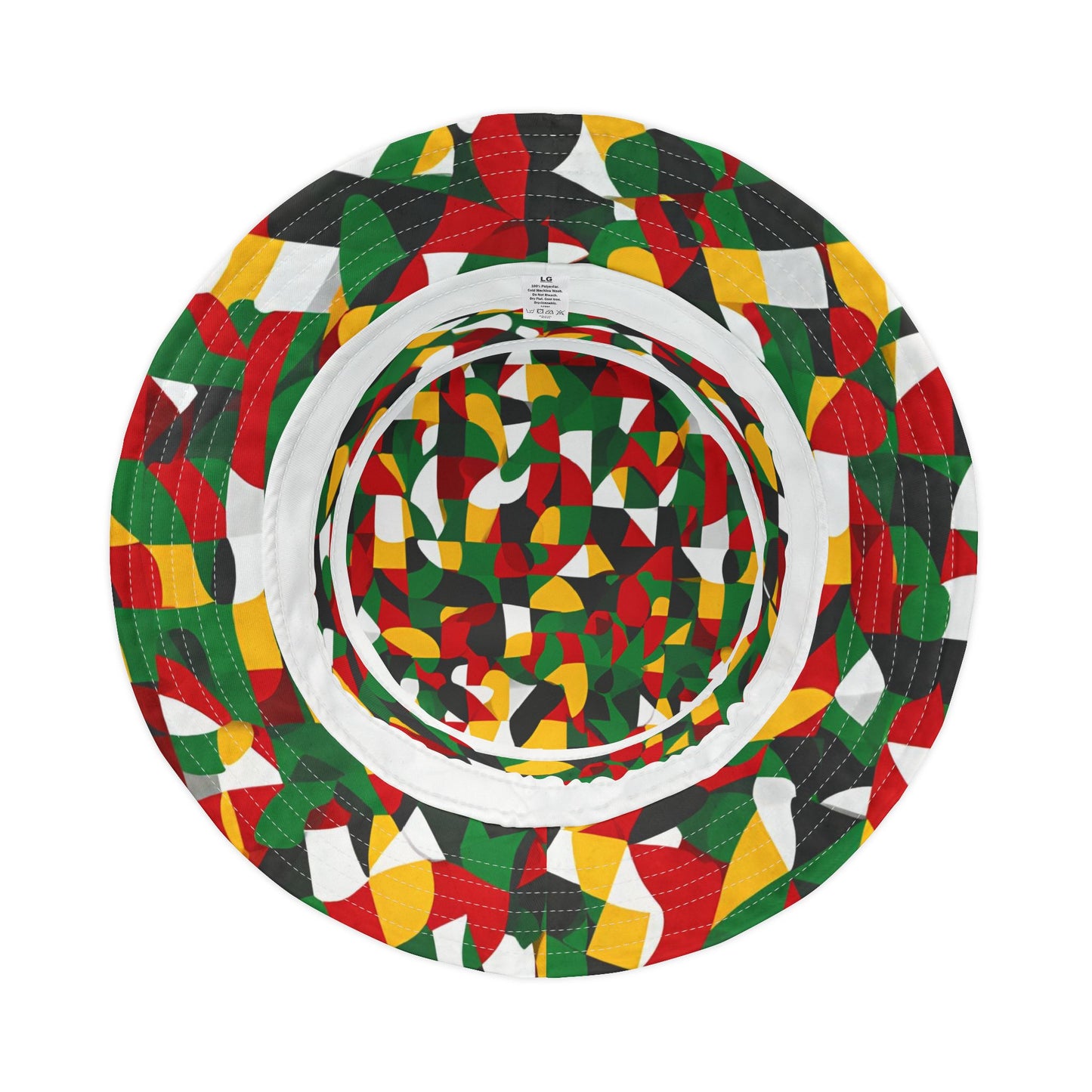 Geometric Bold Vibes | Unisex Bucket Hat (multi-colored) | Flow Series